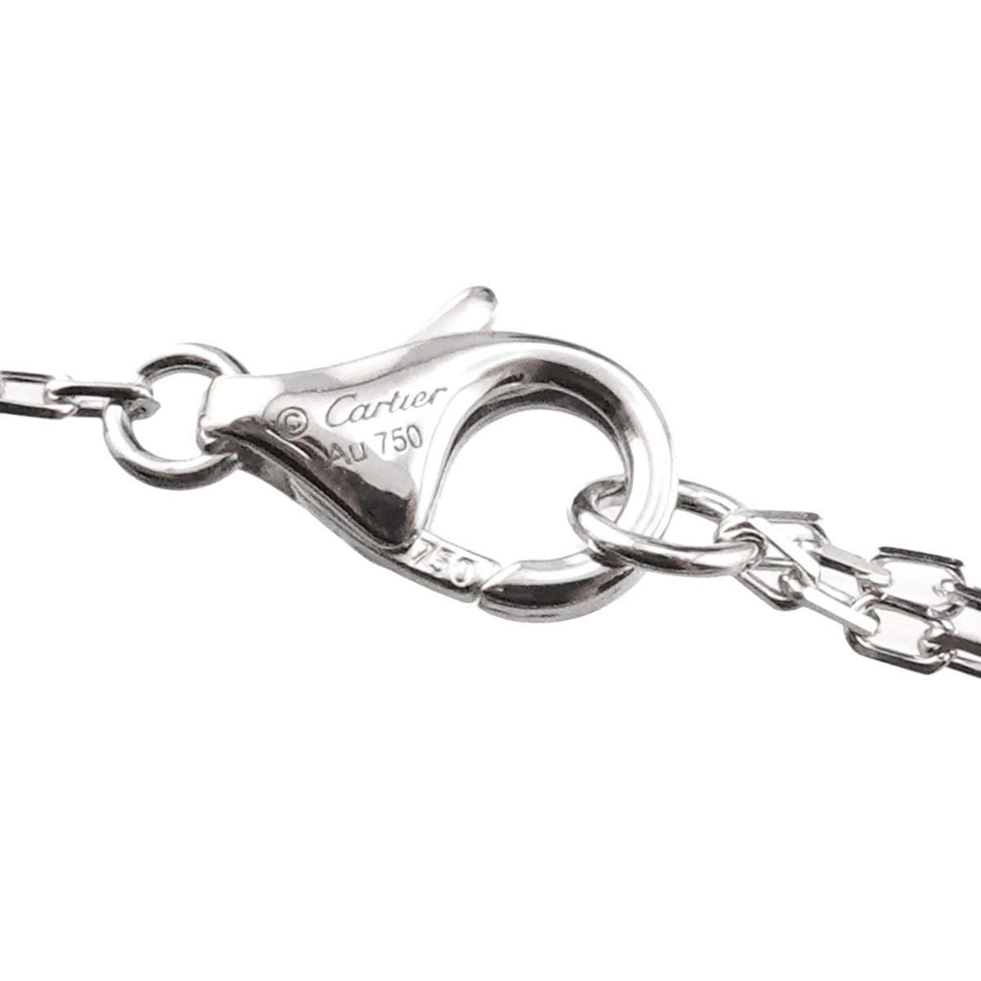 Pendant Necklace 18K White Gold Large With Diamond