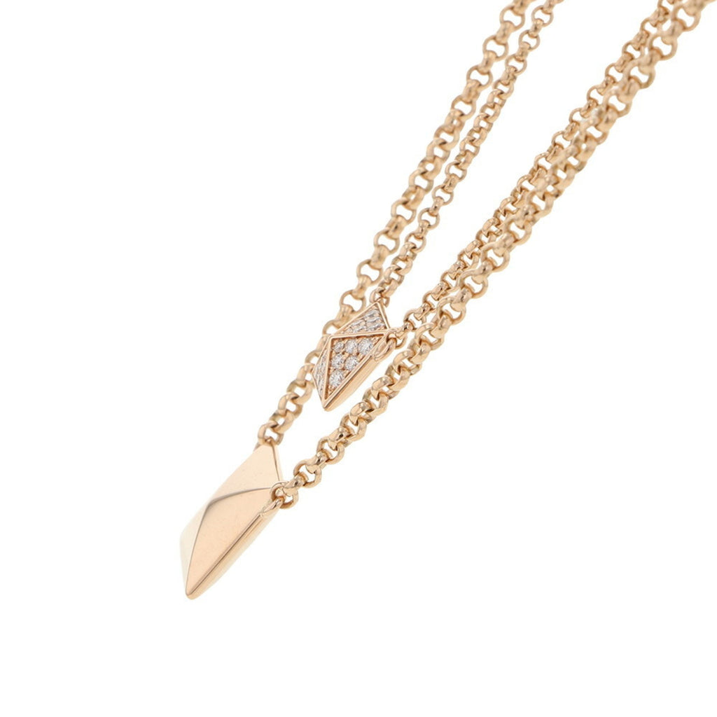 Pendant Necklace 18K Rose Gold with Diamond