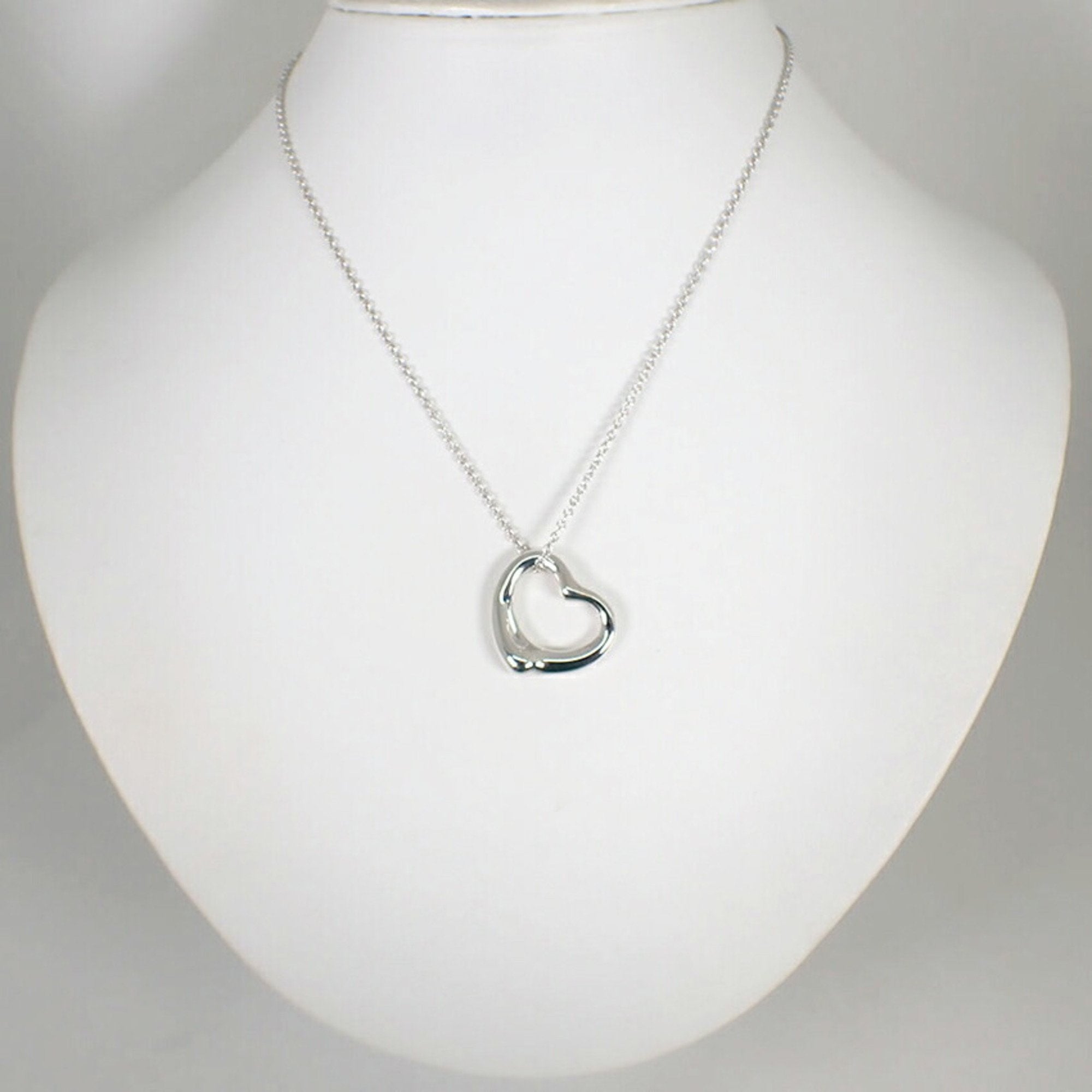 Elsa Peretti Pendant Necklace Sterling Silver 20.2mm