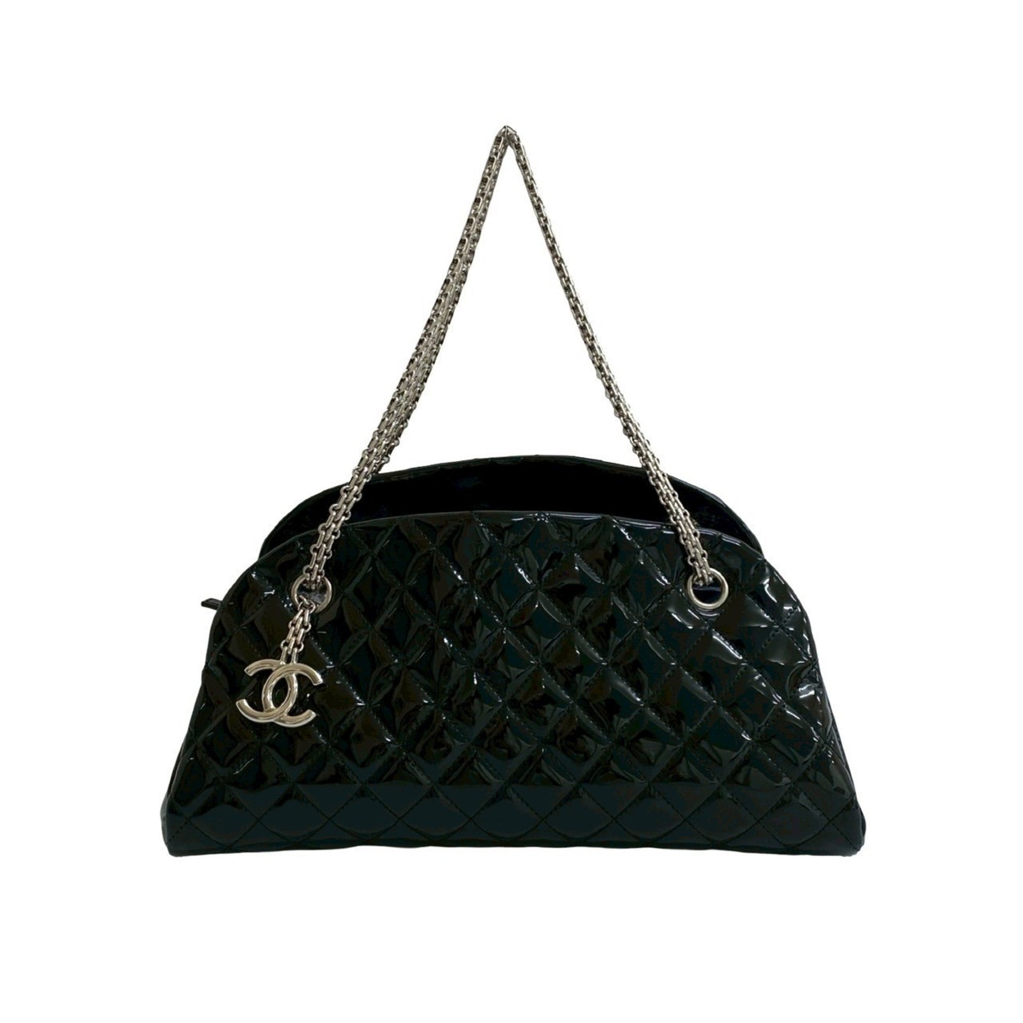 Just Mademoiselle Bag Quilted Patent Medium