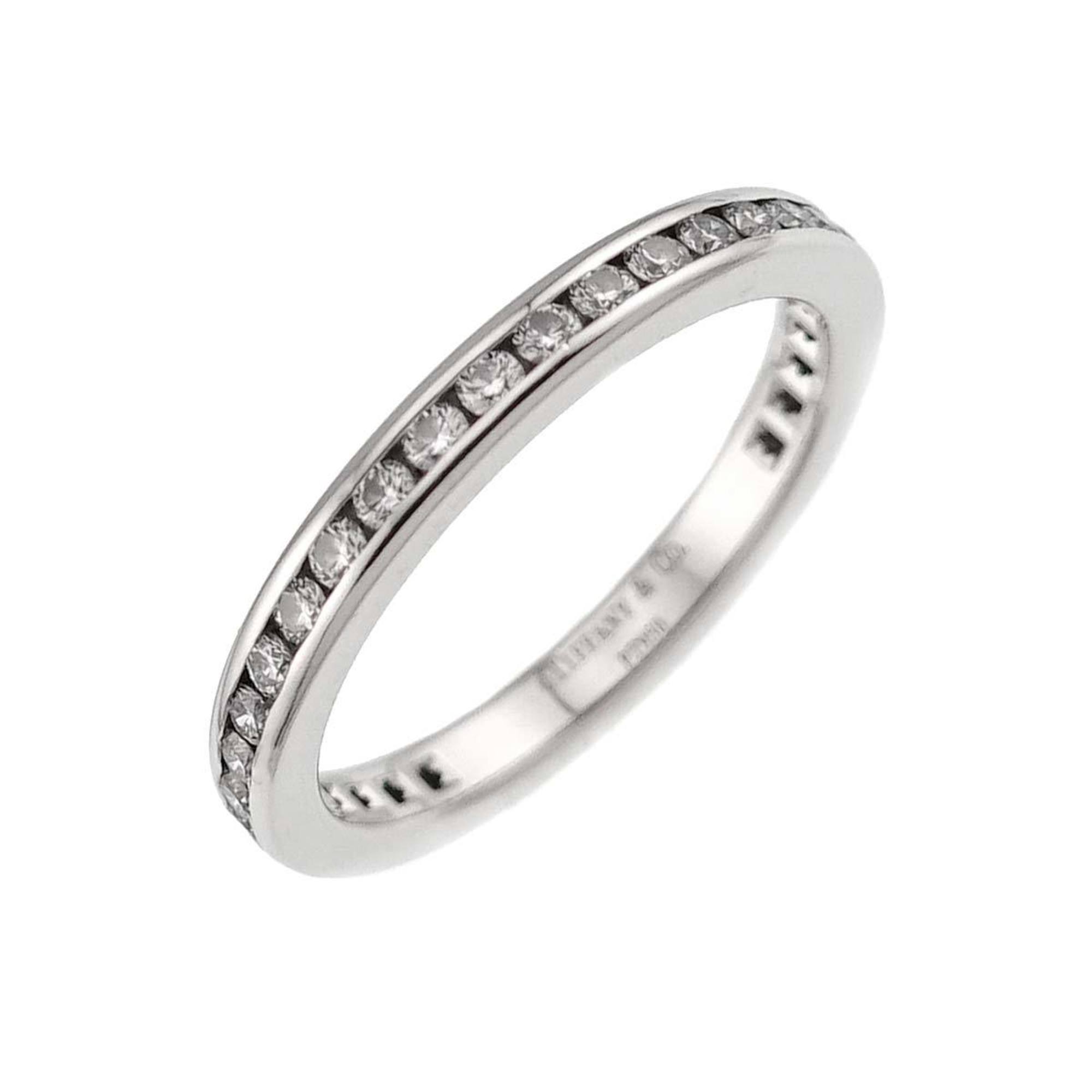 Full Circle Ring Platinum with Diamonds