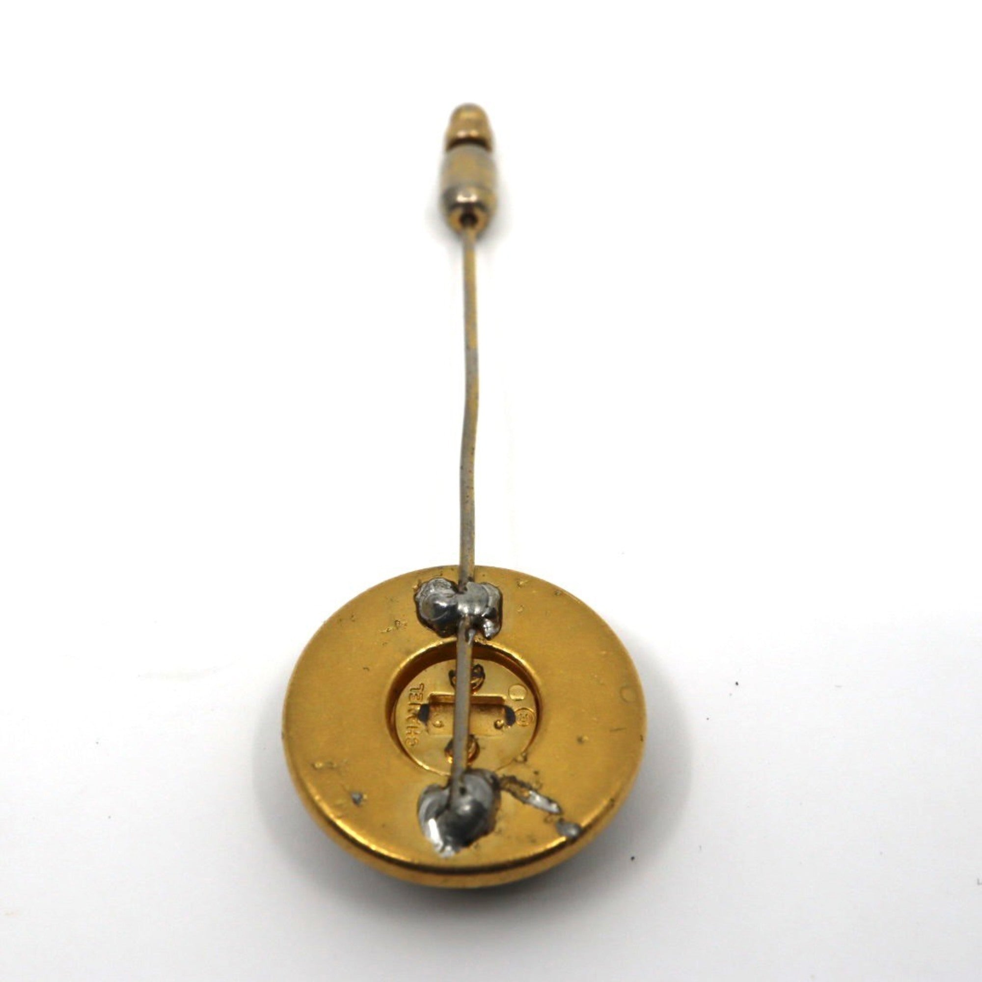 CC Logo Brooch Metal