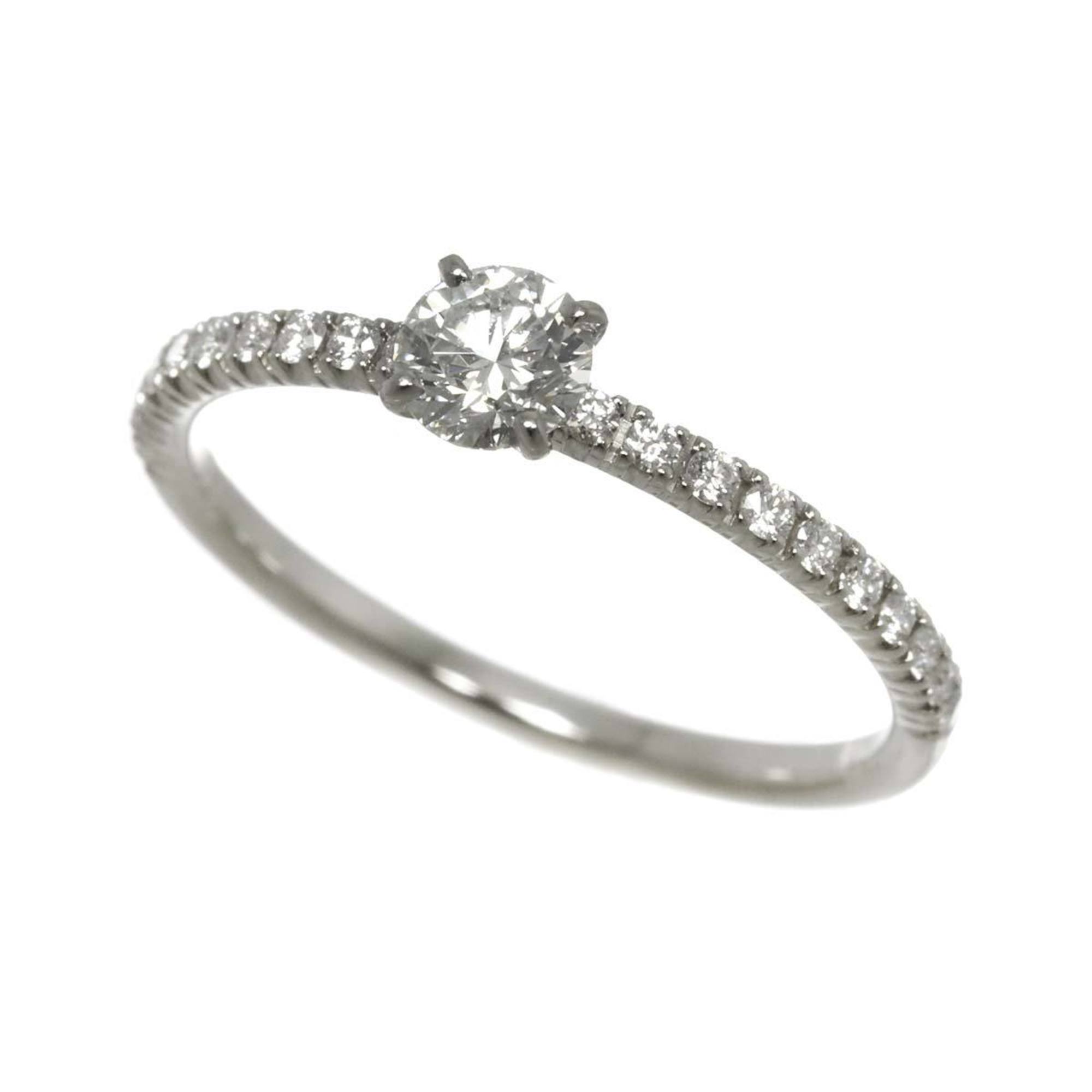 Ring Platinum With Diamond 0.24ct