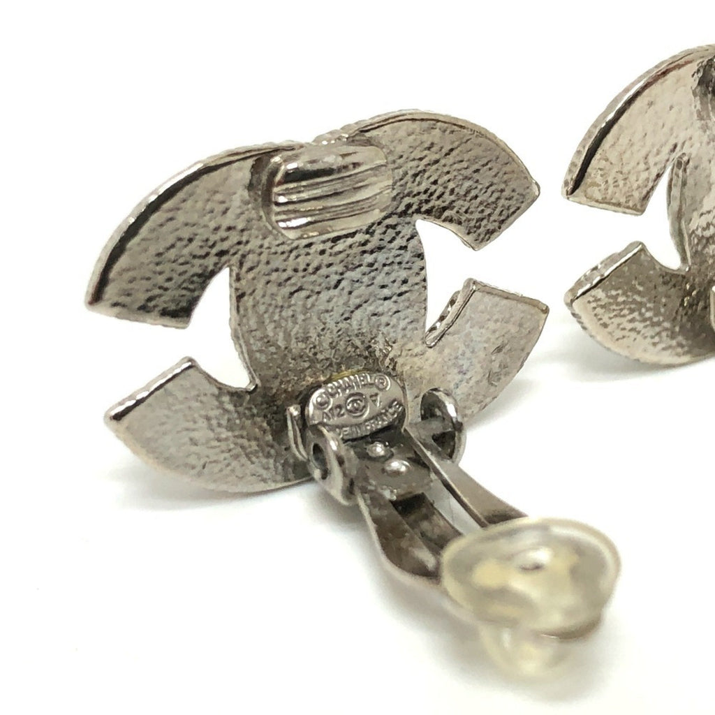 CC Logo Clip-On Earrings Metal