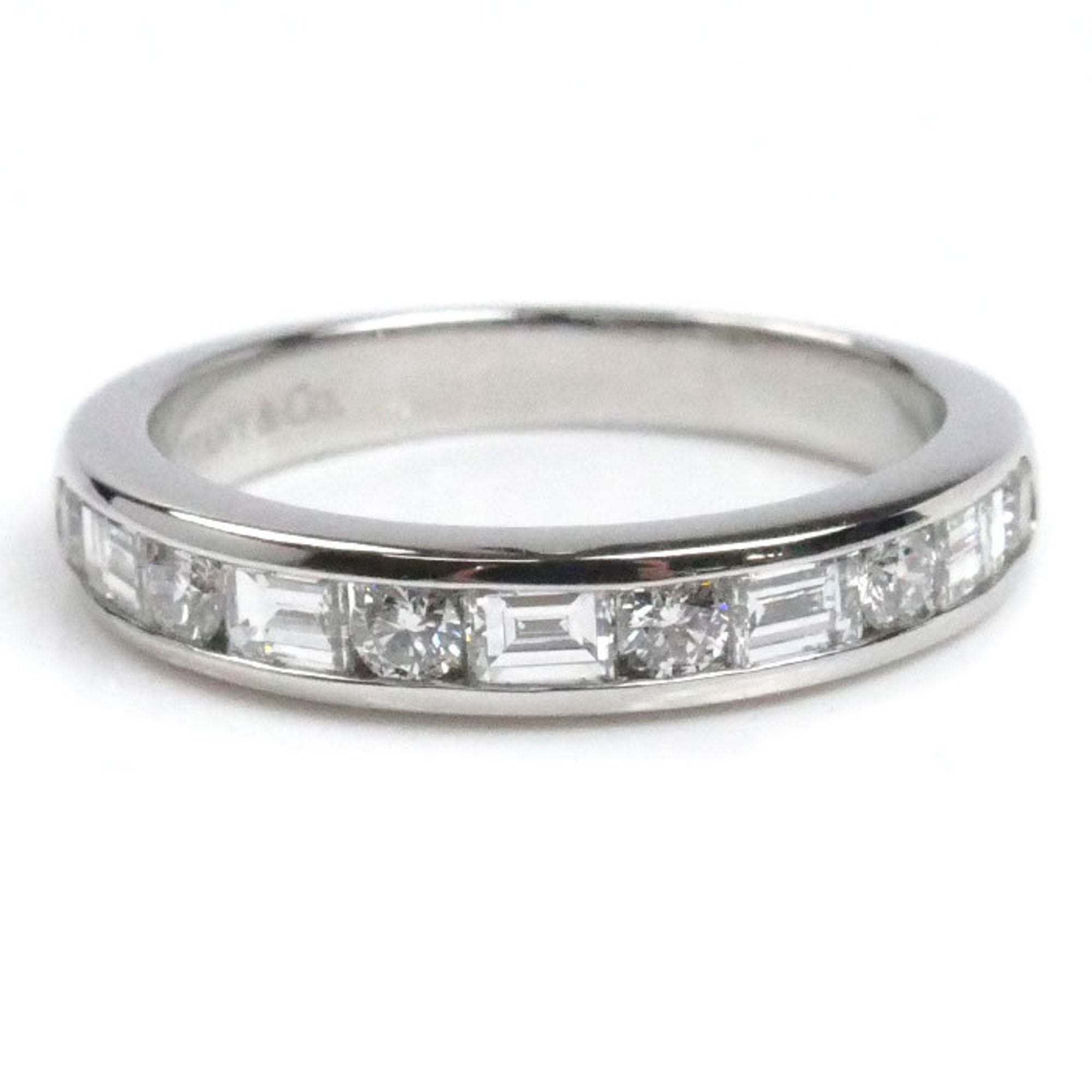 Band Ring Platinum with Diamond