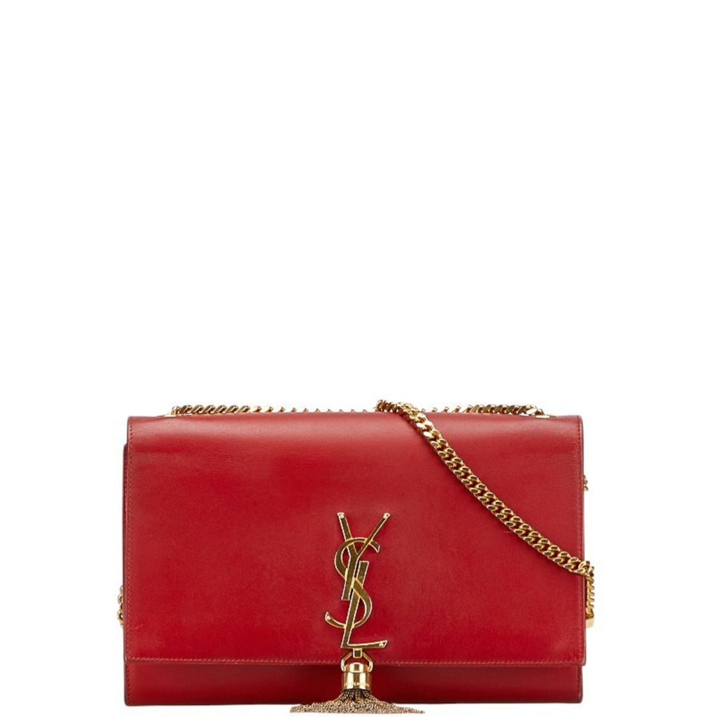 Classic Monogram Tassel Crossbody Bag Leather Medium