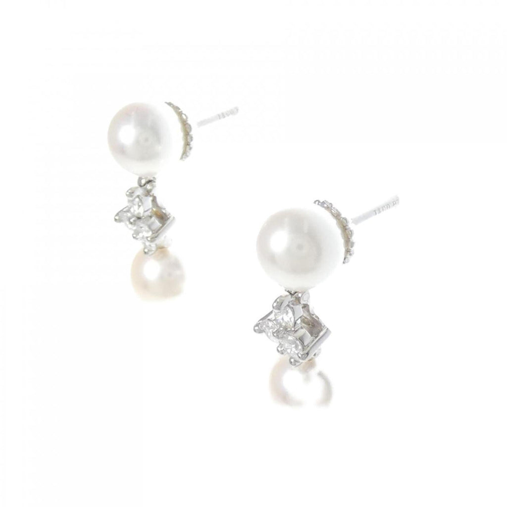 Earrings Pearl Platinum