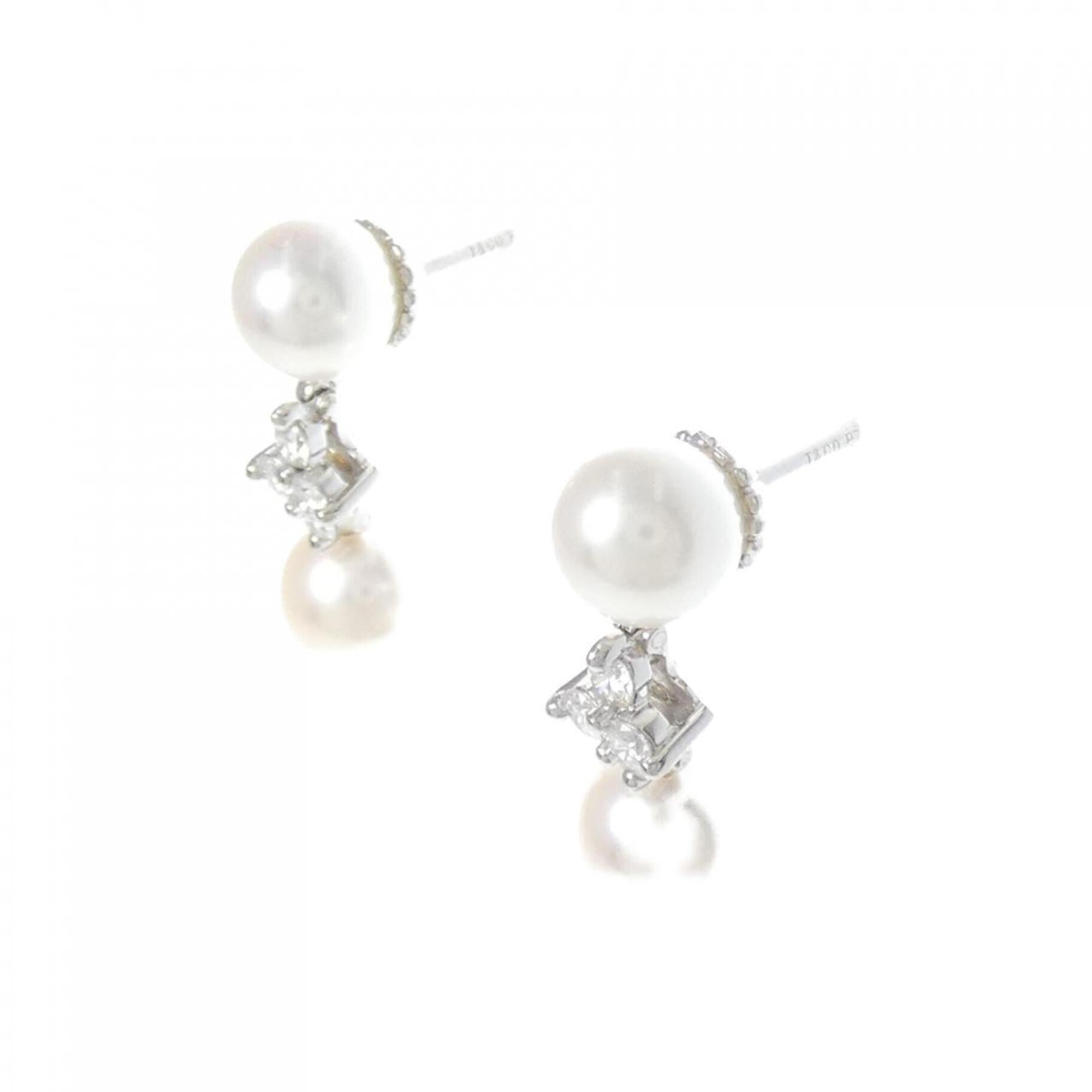 Earrings Pearl Platinum