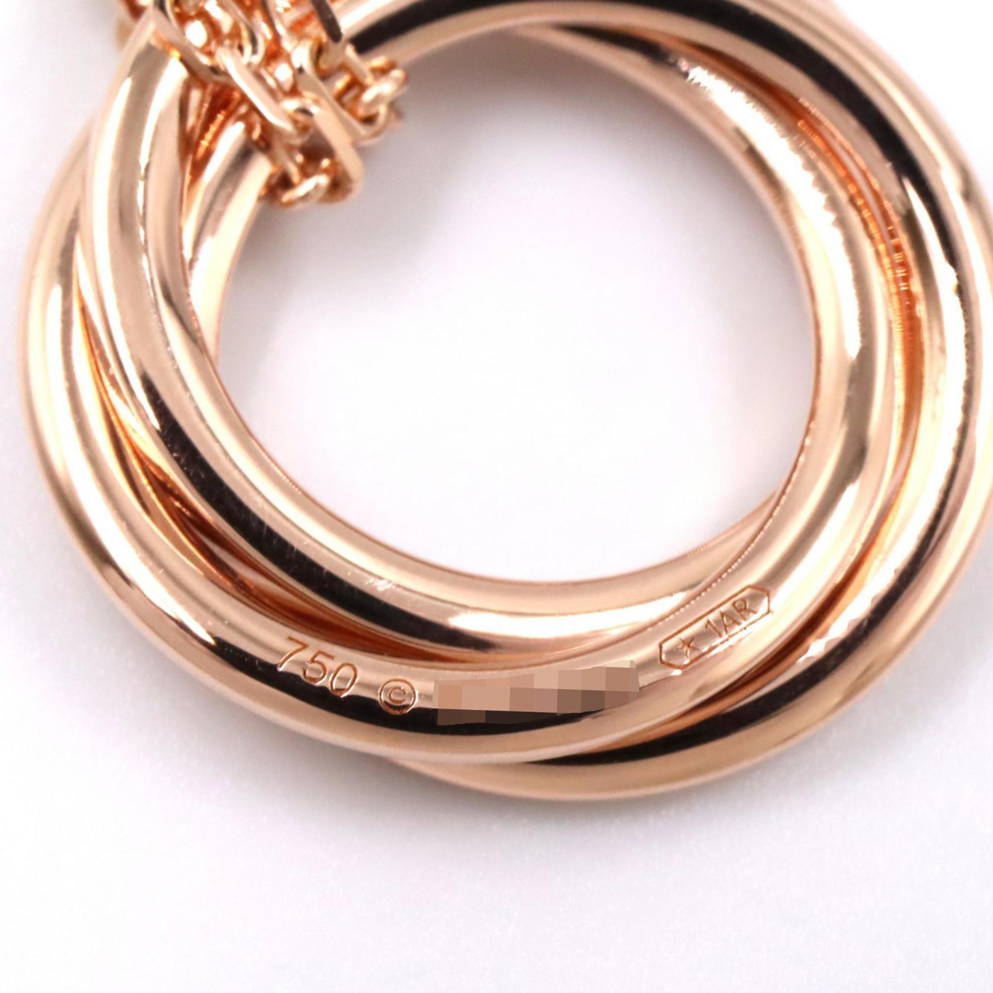 Trinity Pendant Necklace 18K Rose Gold