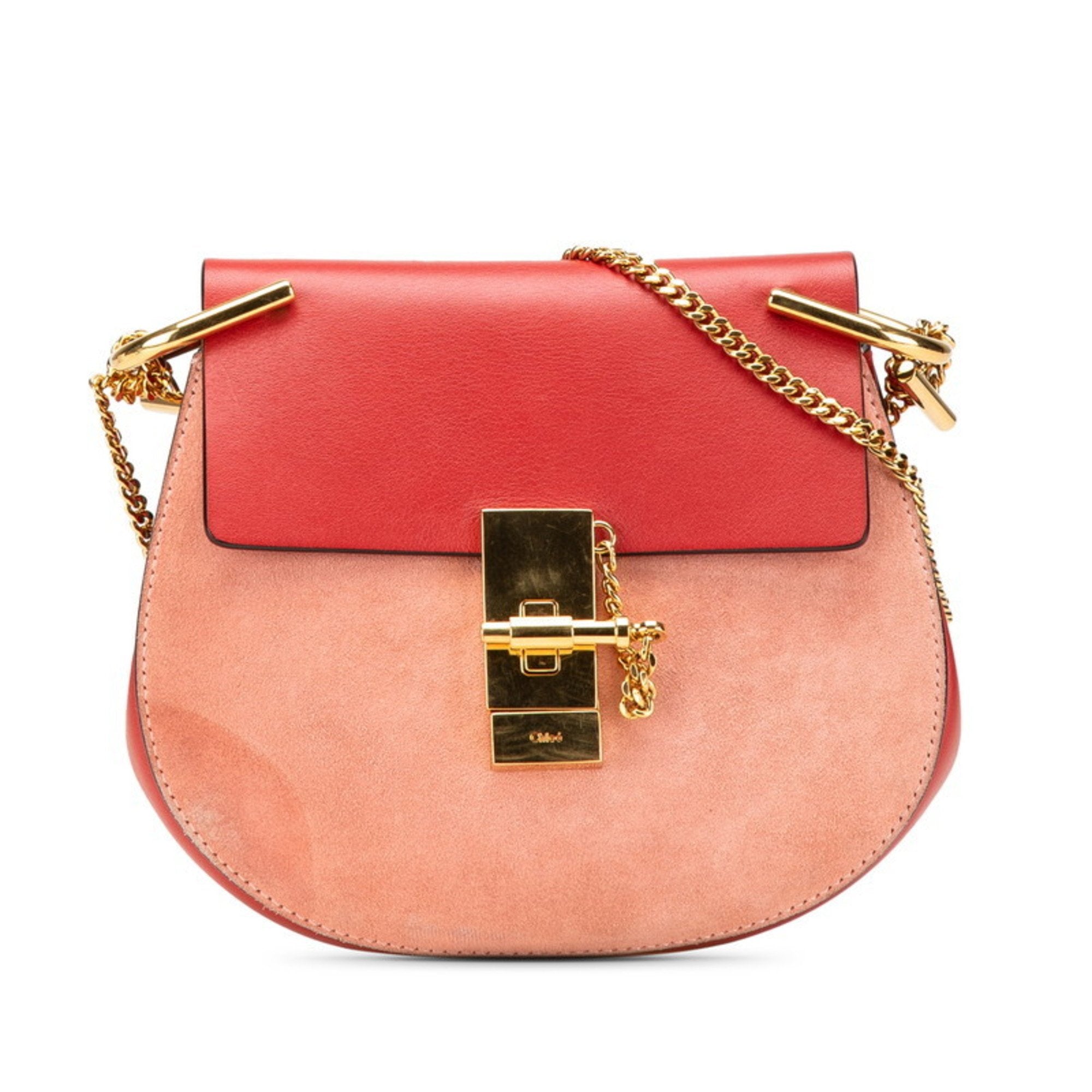Drew Crossbody Bag Leather and Suede Mini