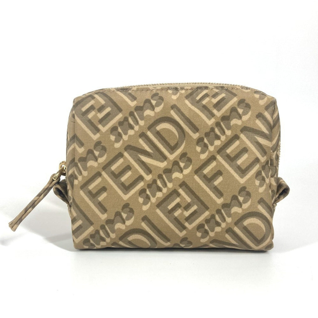 Zip Waist Bag Zucca Embossed Leather