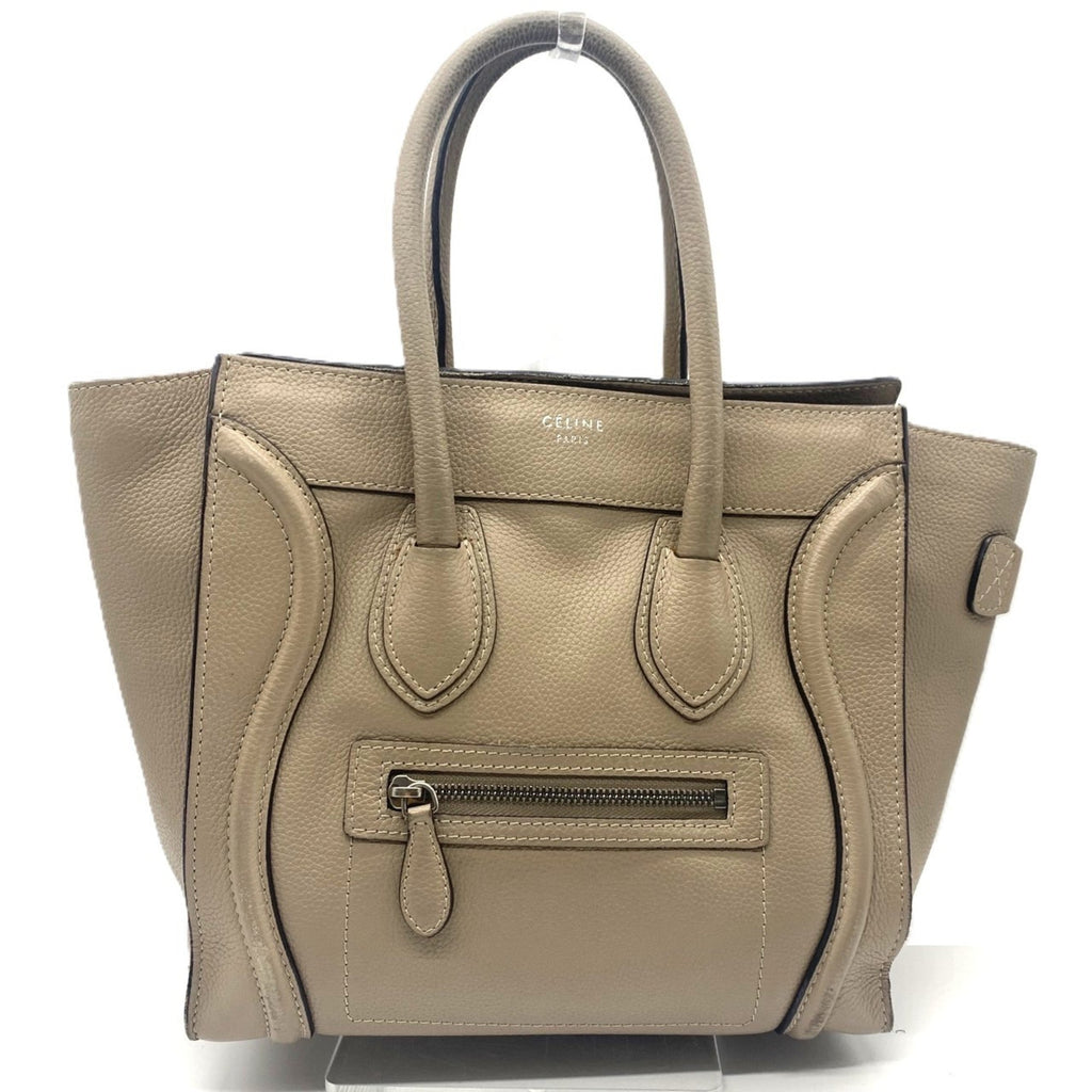 Luggage Bag Grainy Leather Micro