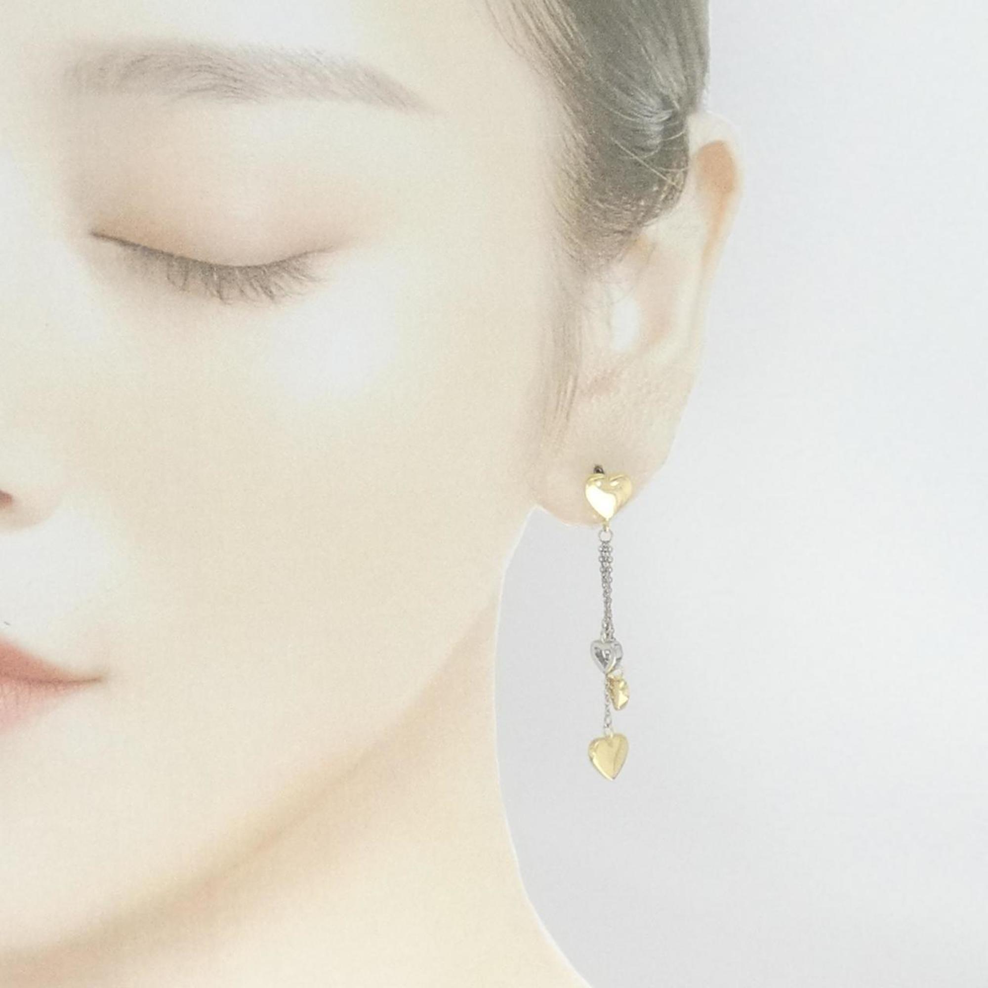 Earrings 18K White Gold and 18K Yellow Gold