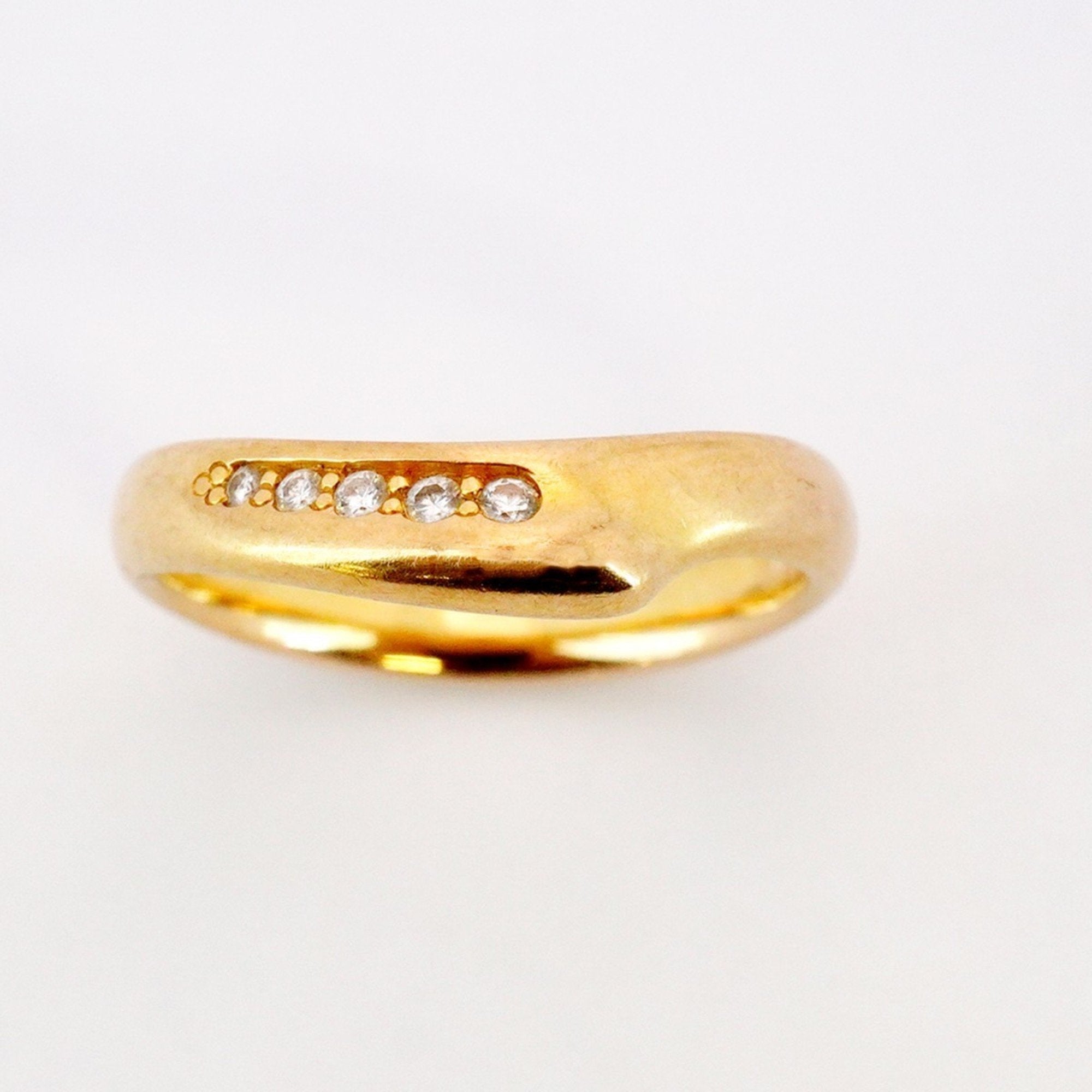 Heart Ring 18K Rose Gold with Diamond