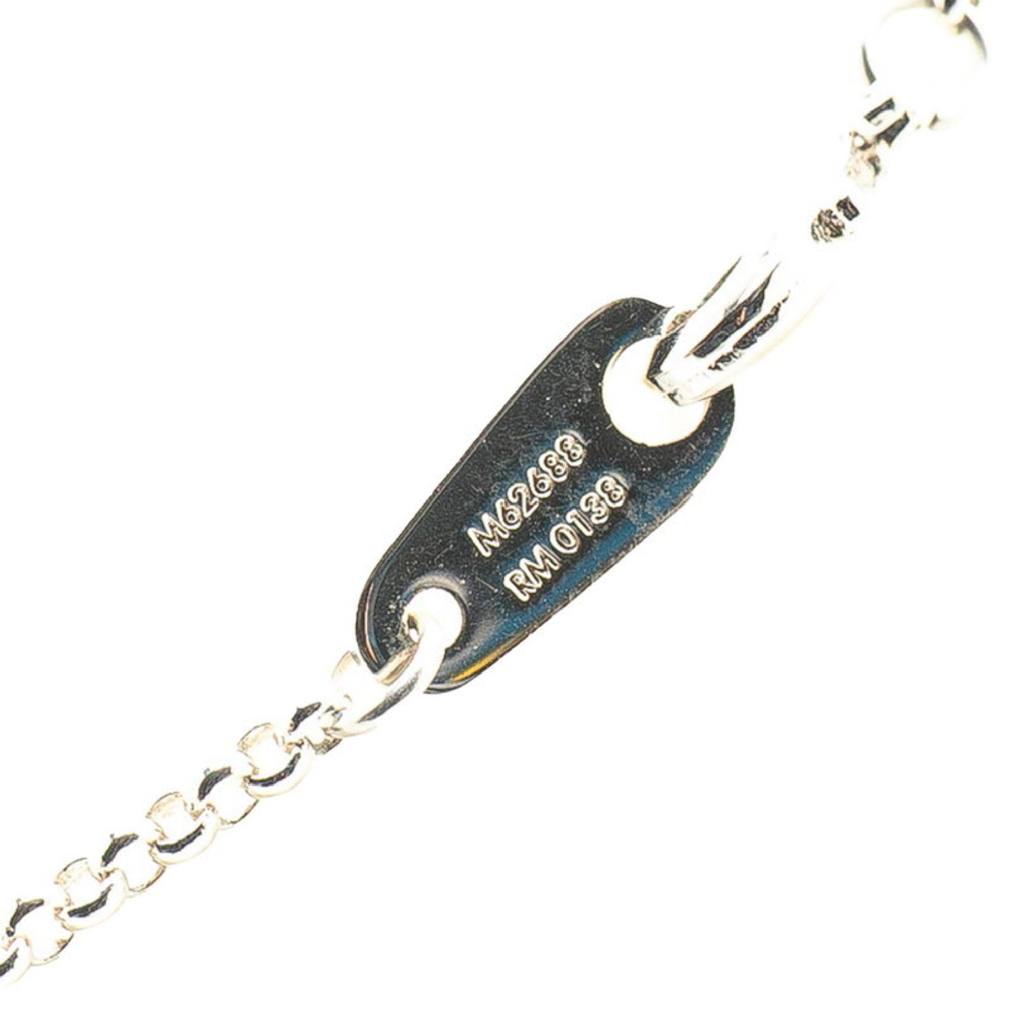Collier Dice Pendant Necklace Metal Black And Silver