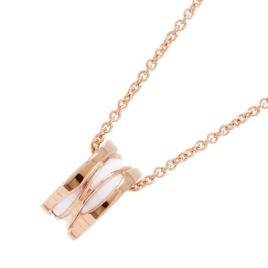 B.Zero1 Pendant Necklace 18K Rose Gold and Ceramic