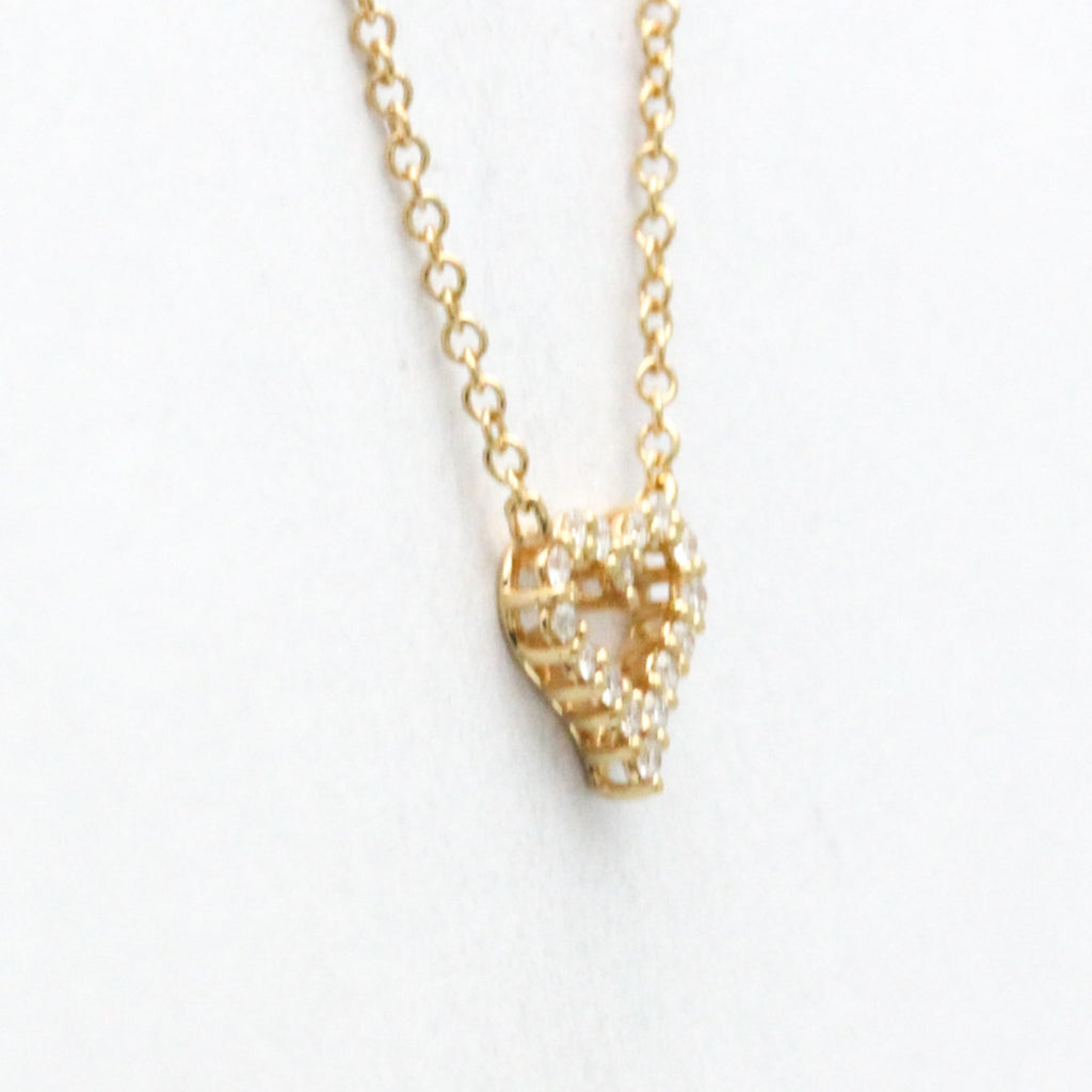Pendant Necklace 18K Rose Gold with Diamond Mini