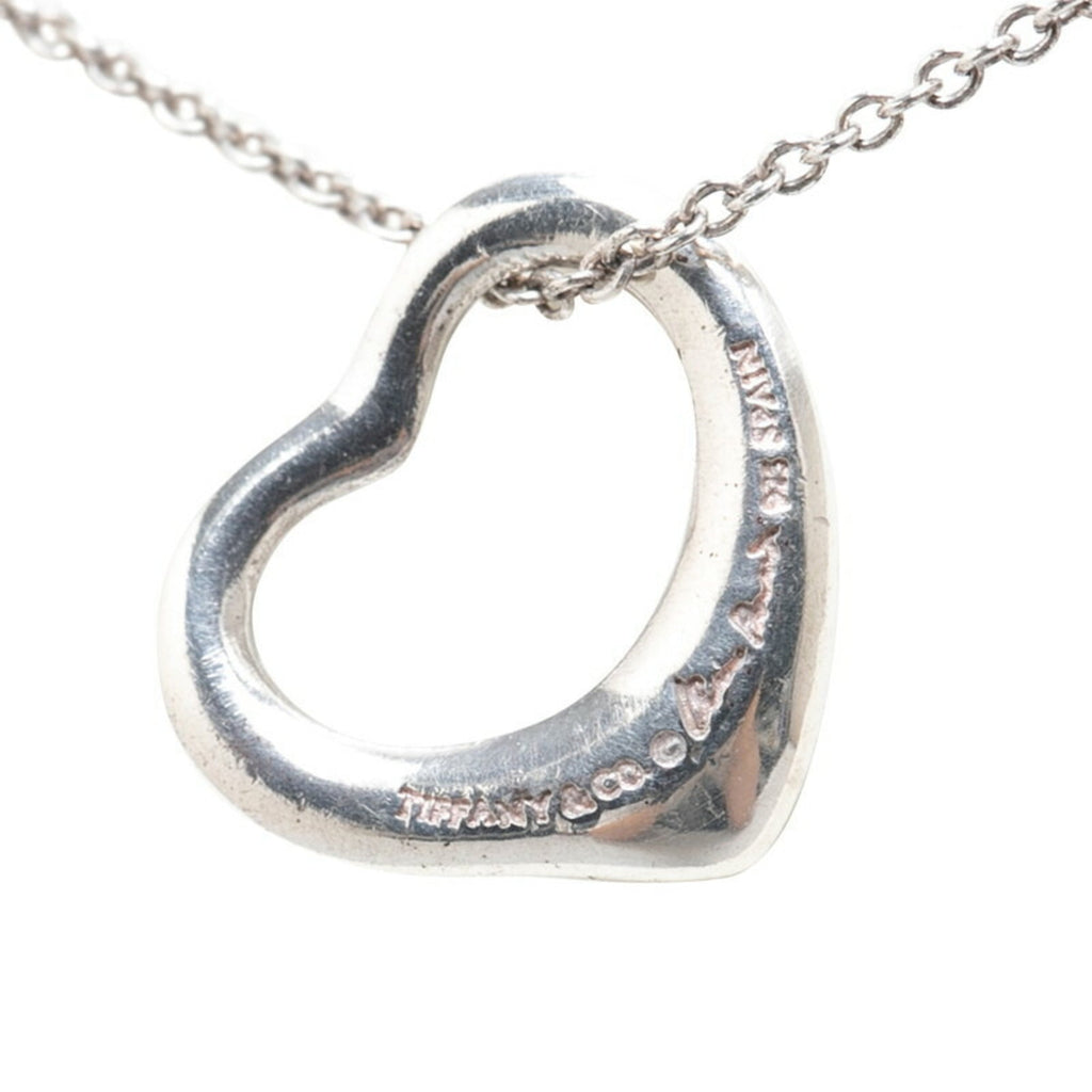 Heart Pendant Necklace Sterling Silver
