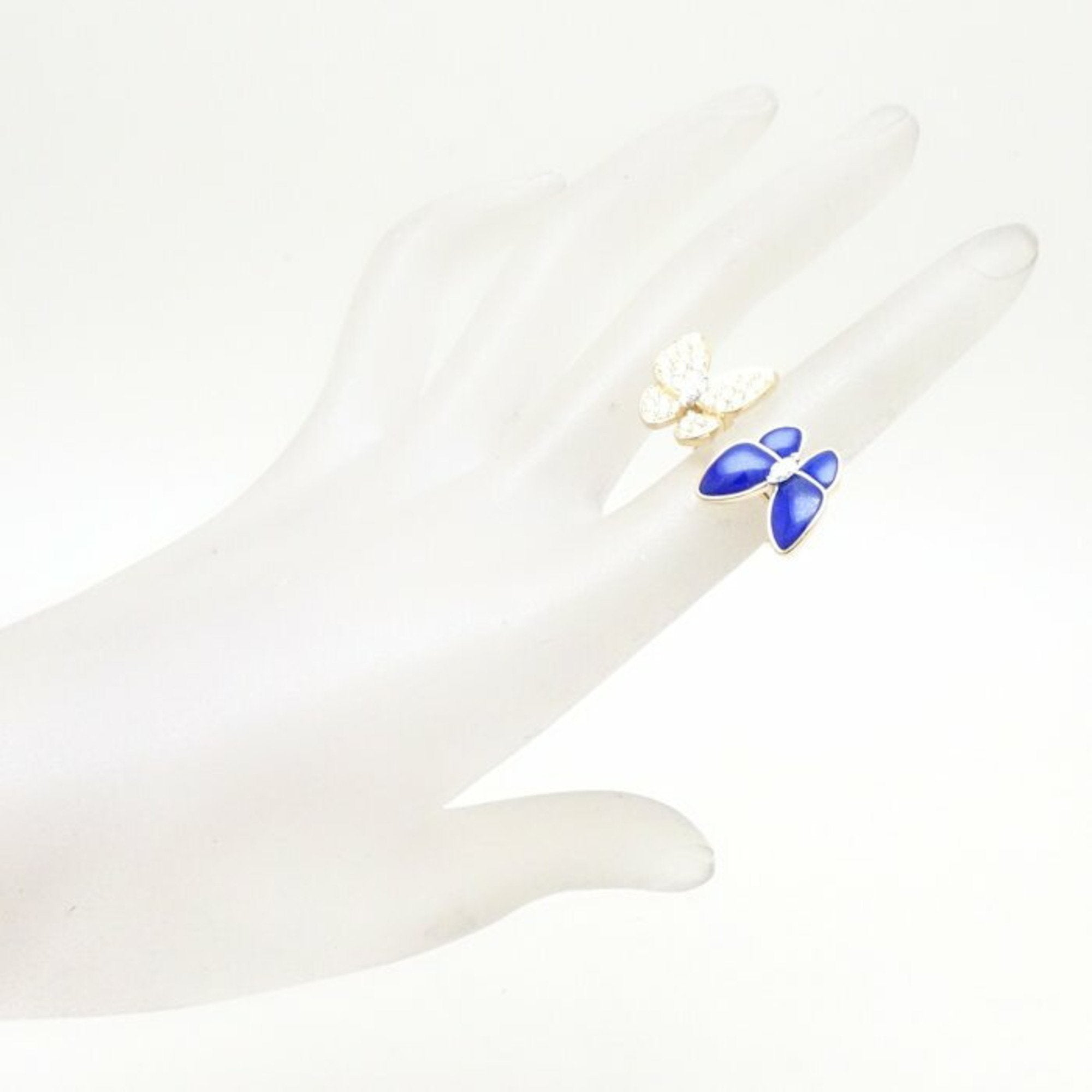 Band Ring 18K Yellow Gold with Diamond and Lapis Lazuli
