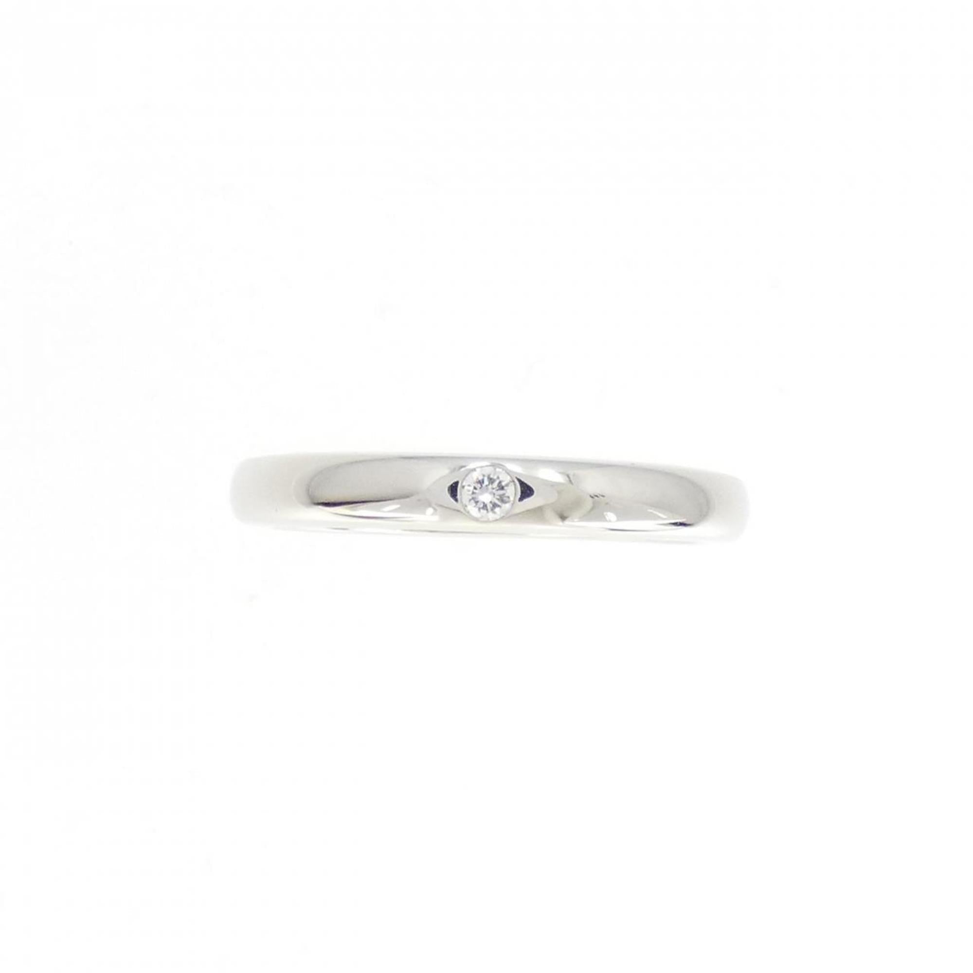 Stacking Band Ring Platinum with Diamond