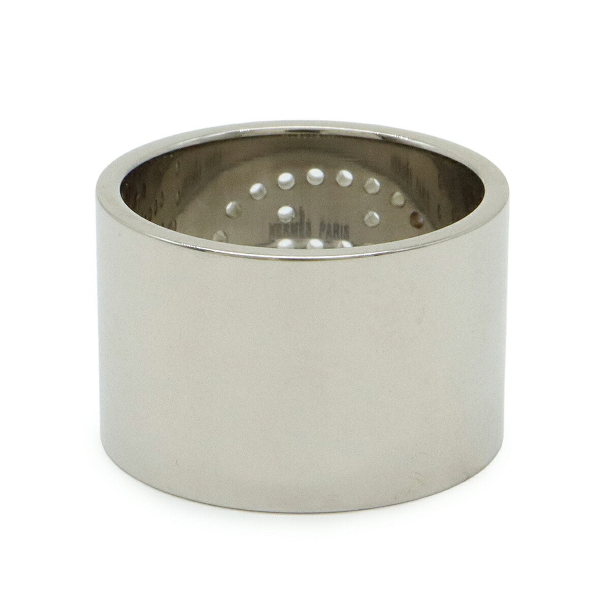 Evelyn H Punched Scarf Ring Metal