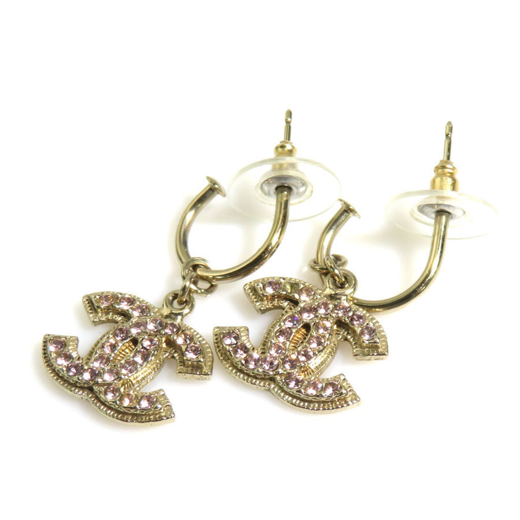 Rhinestone Earrings Metal and Rhinestone