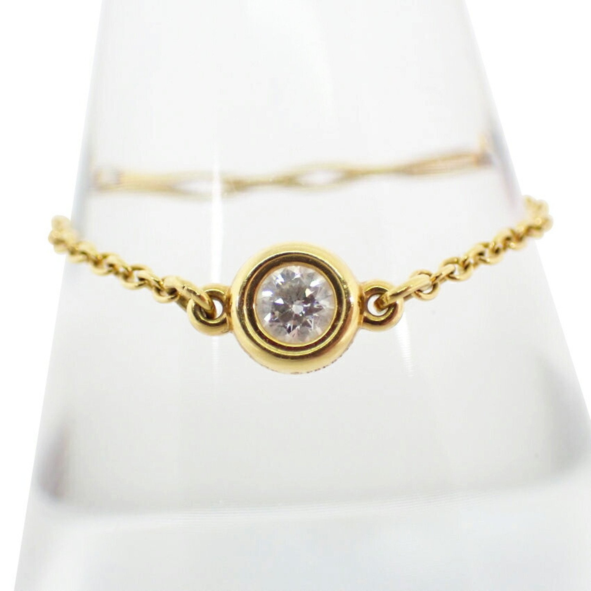 Elsa Peretti Diamonds By The Yard Pendant Necklace 18K Yellow Gold and Diamond