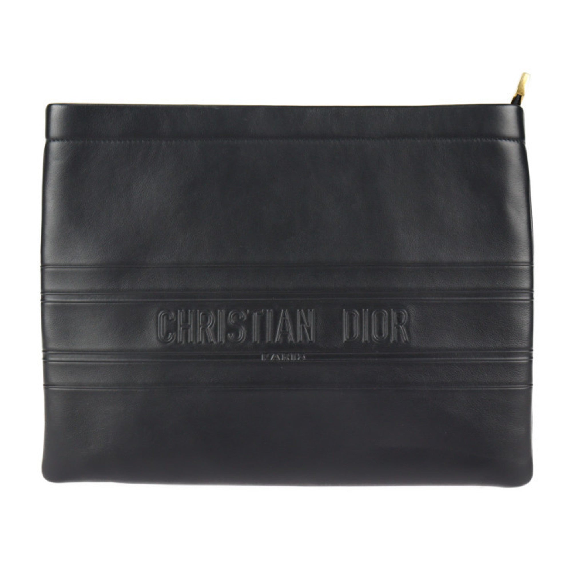 Book Tote Embossed Leather Large