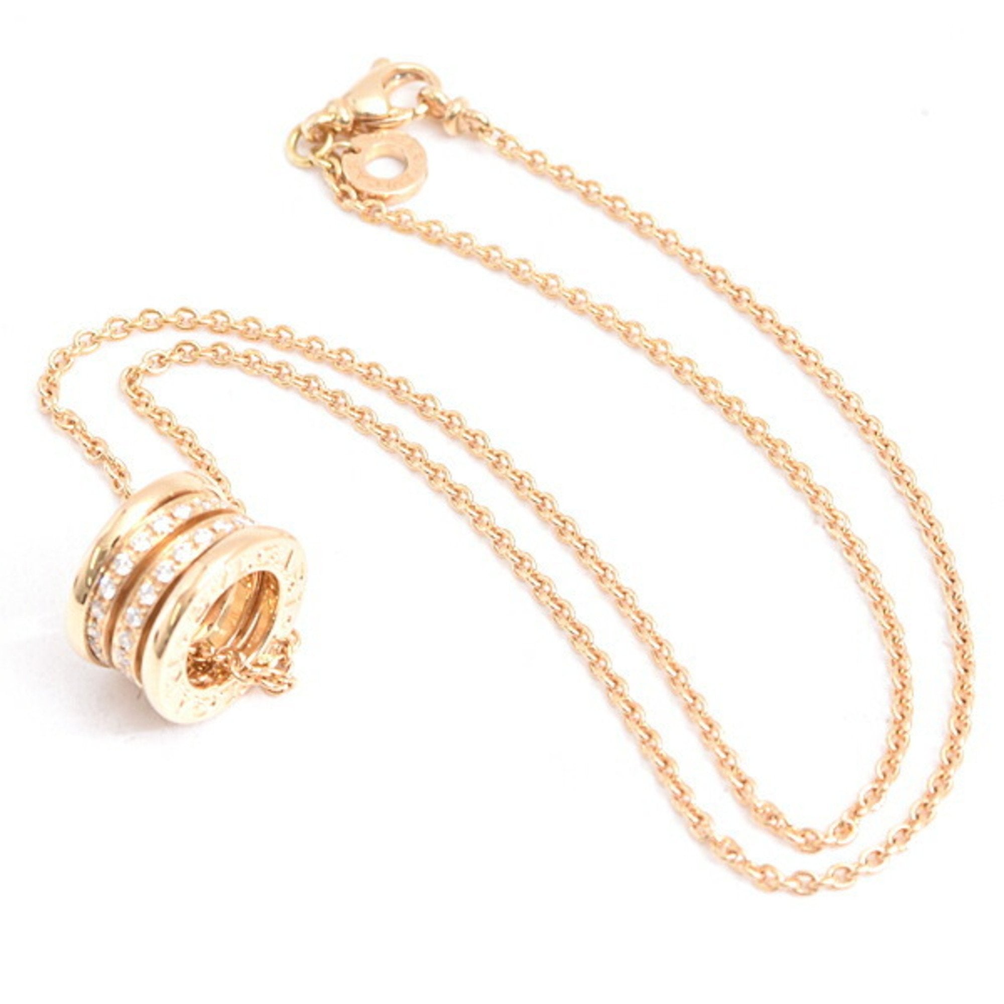 B.Zero1 Pendant Necklace 18K Yellow Gold with Diamond