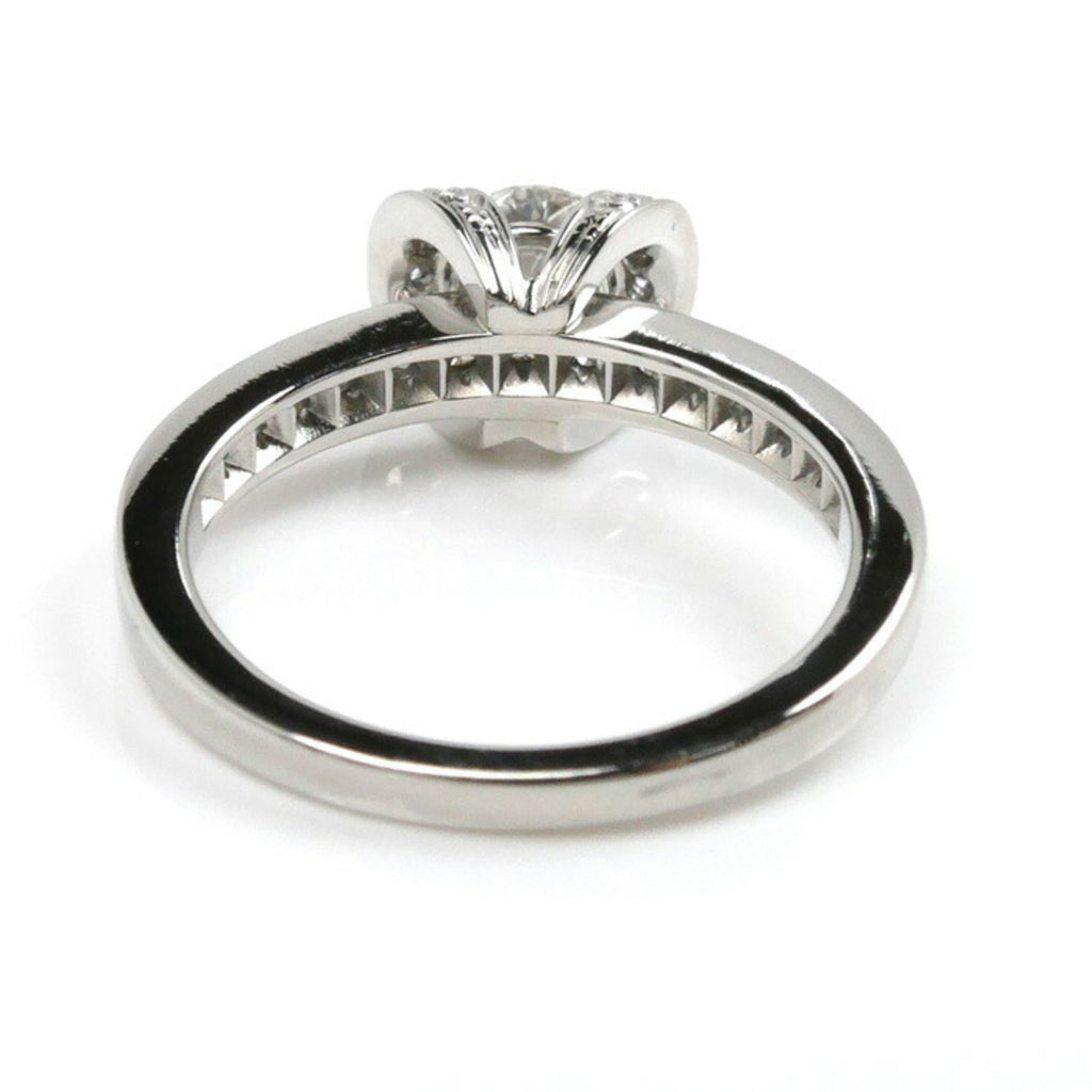 Band Ring Platinum with Diamond