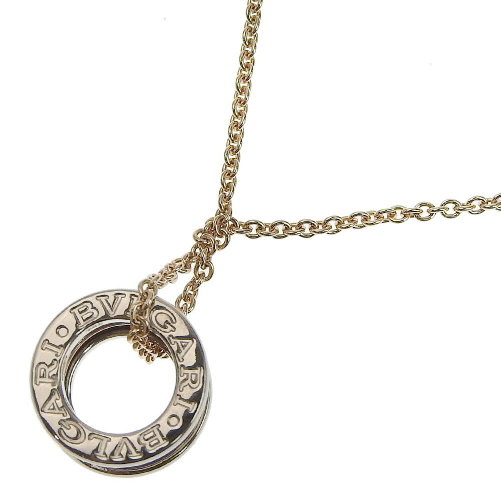 B.Zero1 Pendant Necklace 18K Rose Gold and 18K White Gold