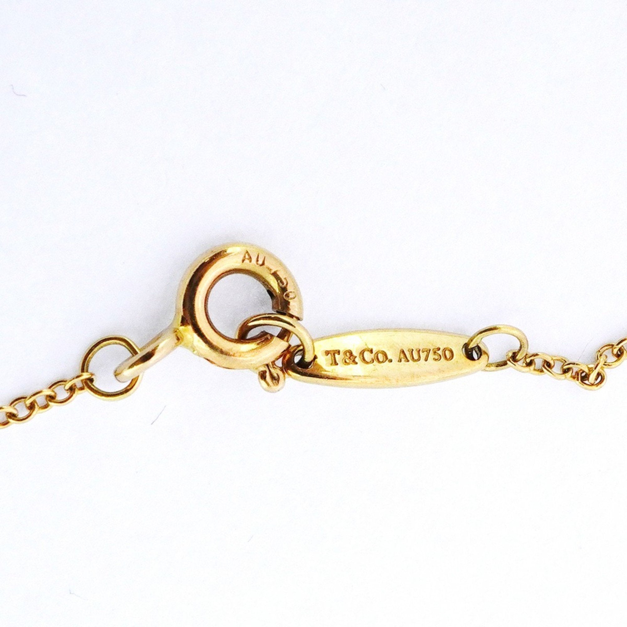 Elsa Peretti Diamonds By The Yard Pendant Necklace 18K Yellow Gold and Diamond