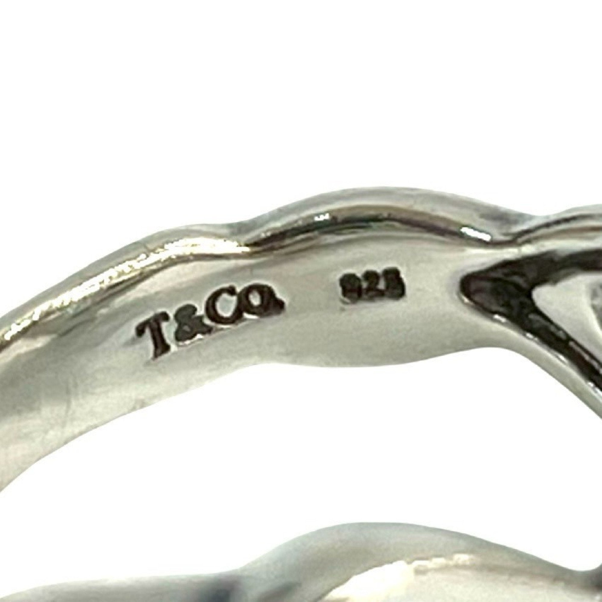 Double Loving Heart Ring Sterling Silver