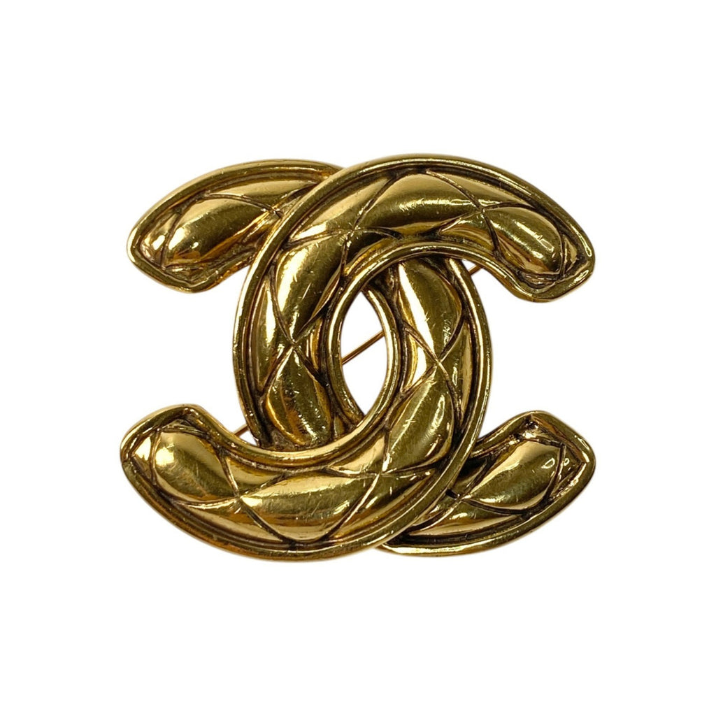 CC Logo Brooch Metal