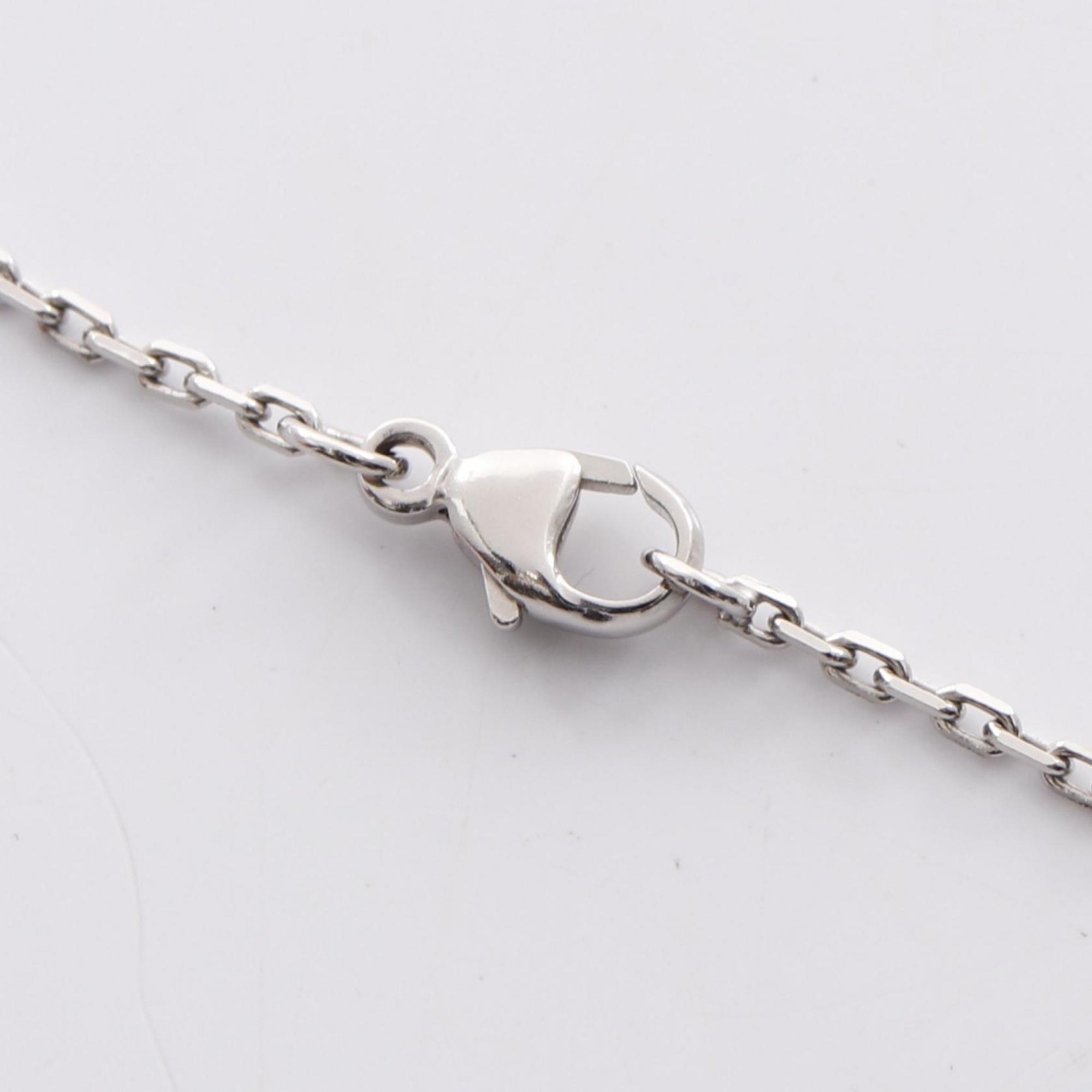 Pop H Pendant Necklace Sterling Silver
