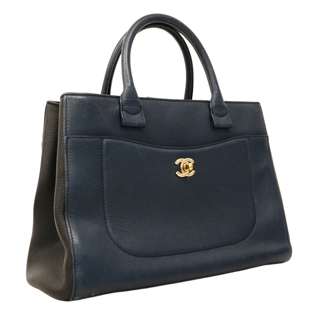 Neo Executive Tote Grained Calfskin Small