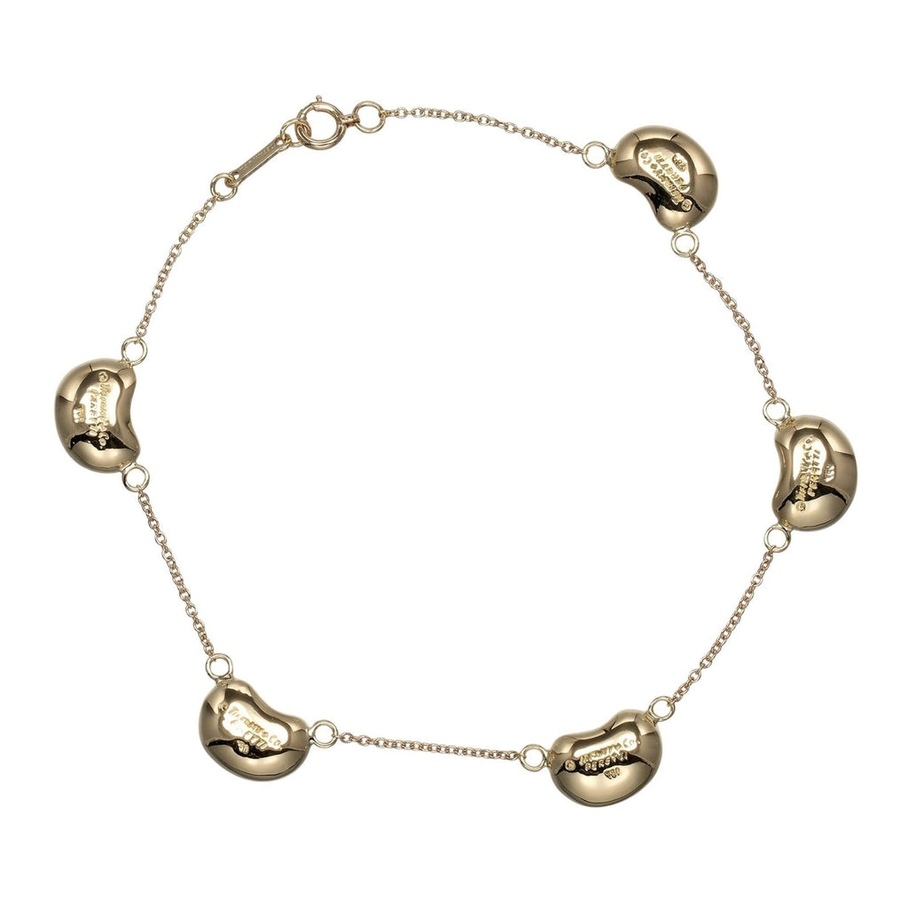 Bean Bracelet 18K Yellow Gold