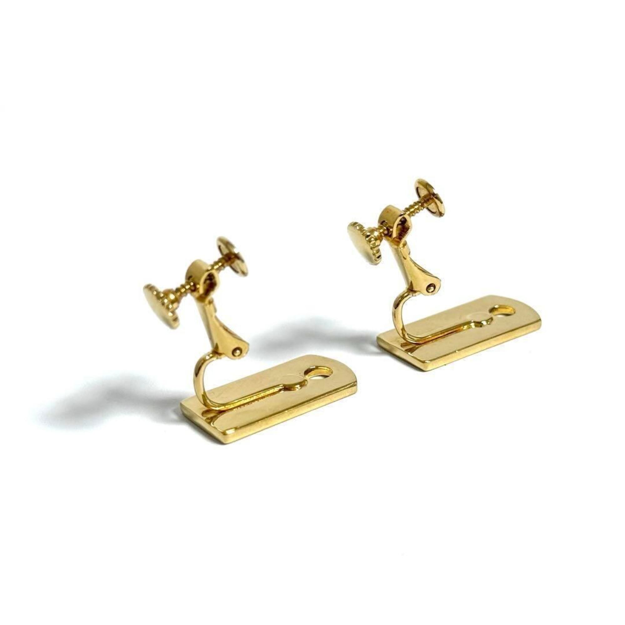 Logo Clip-On Earrings Metal