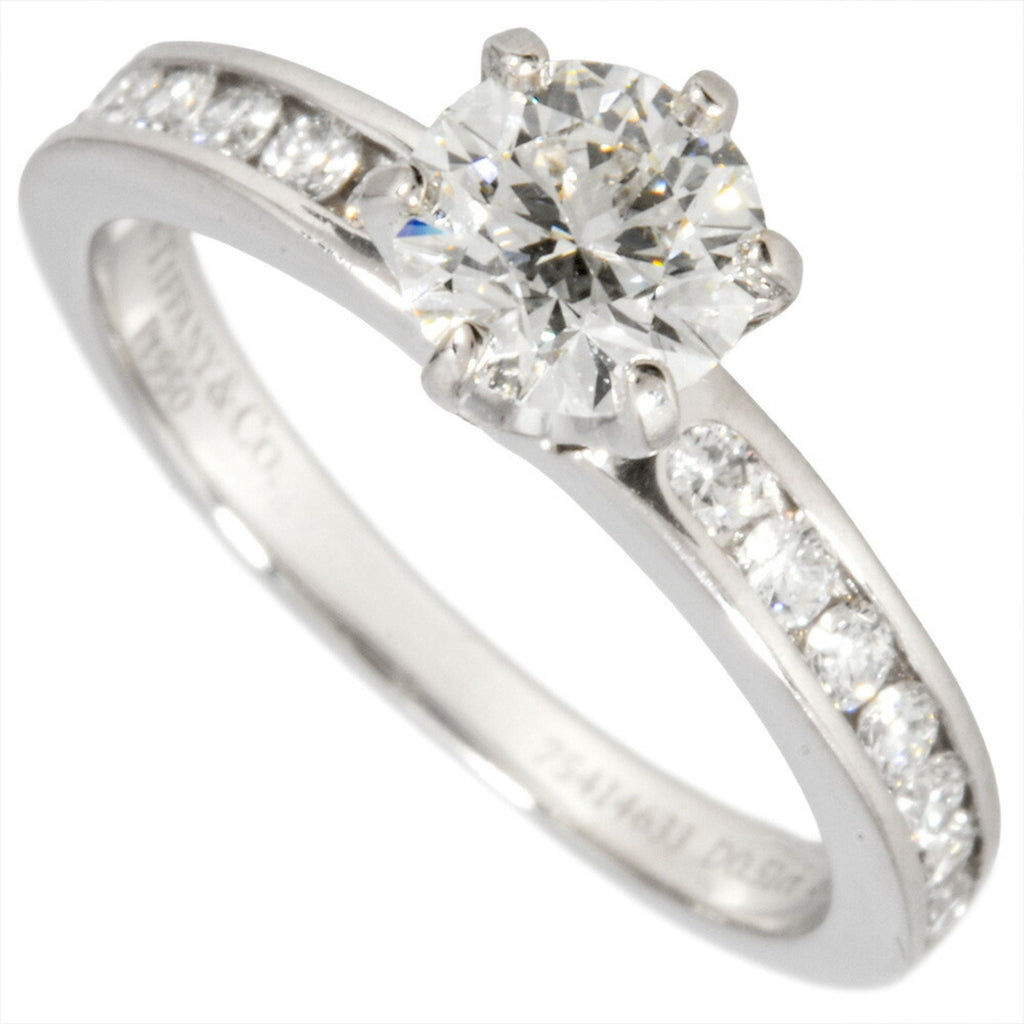 Engagement Ring Platinum with Diamond