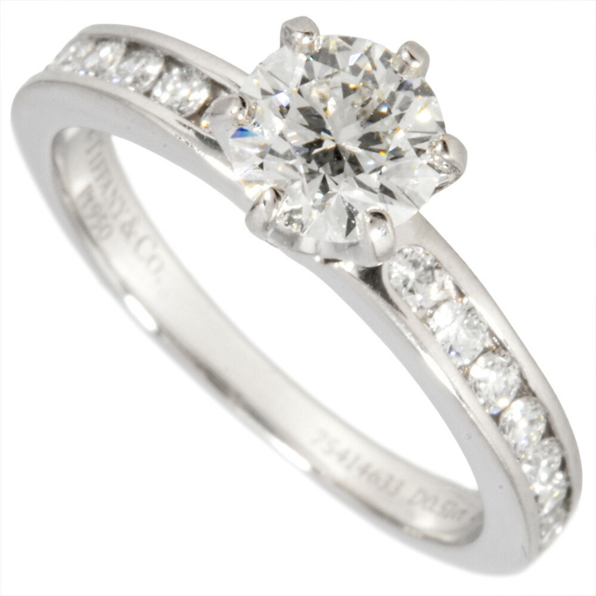Engagement Ring Platinum with Diamond