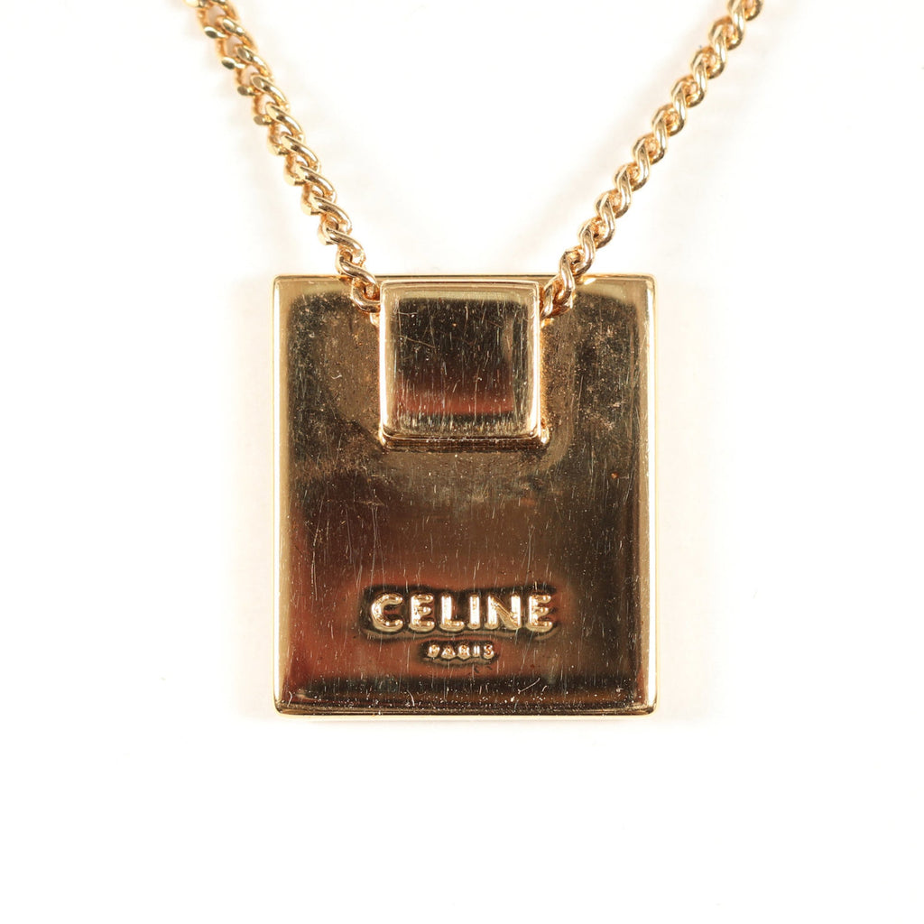Alphabet T Pendant Necklace Gold