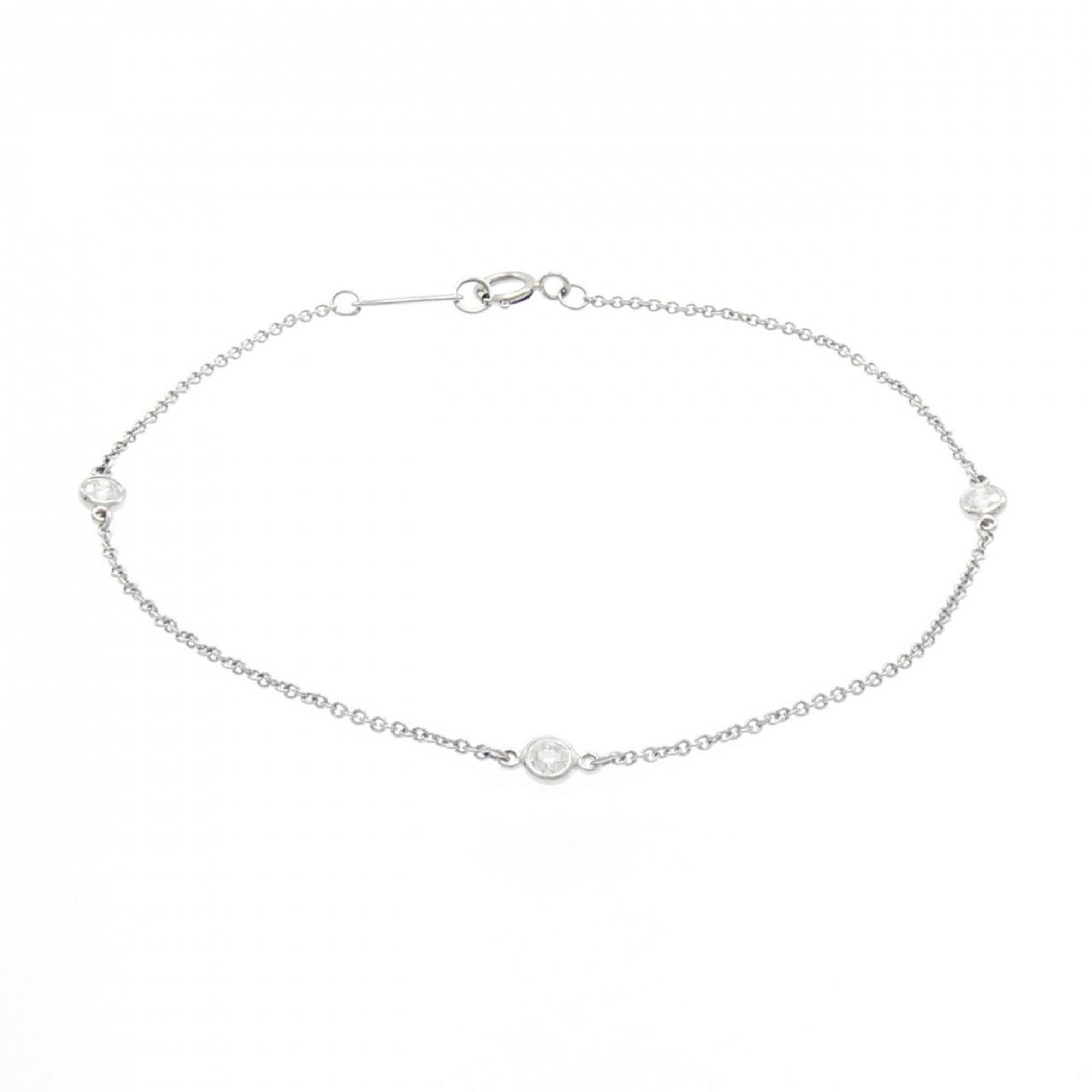 Elsa Peretti Diamonds By The Yard Pendant Necklace Platinum and Diamond