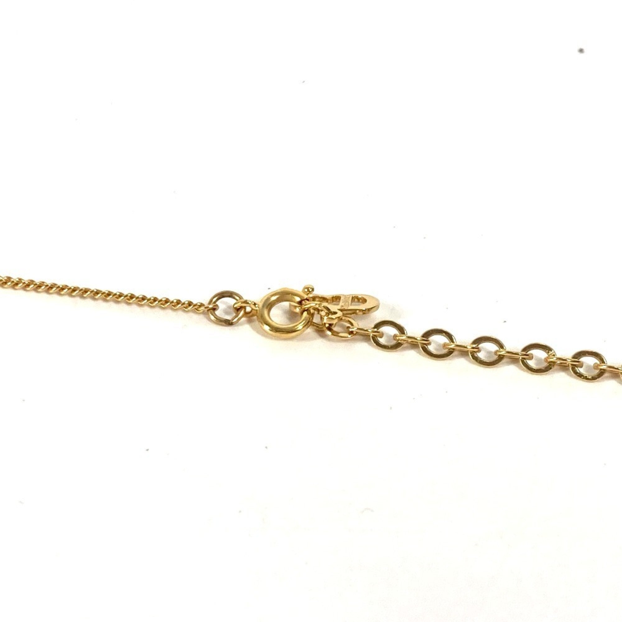 Vintage Pendant Necklace Metal Gold