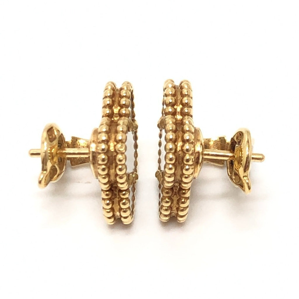 Vintage Alhambra Earrings 18K Yellow Gold 18K Yellow Gold