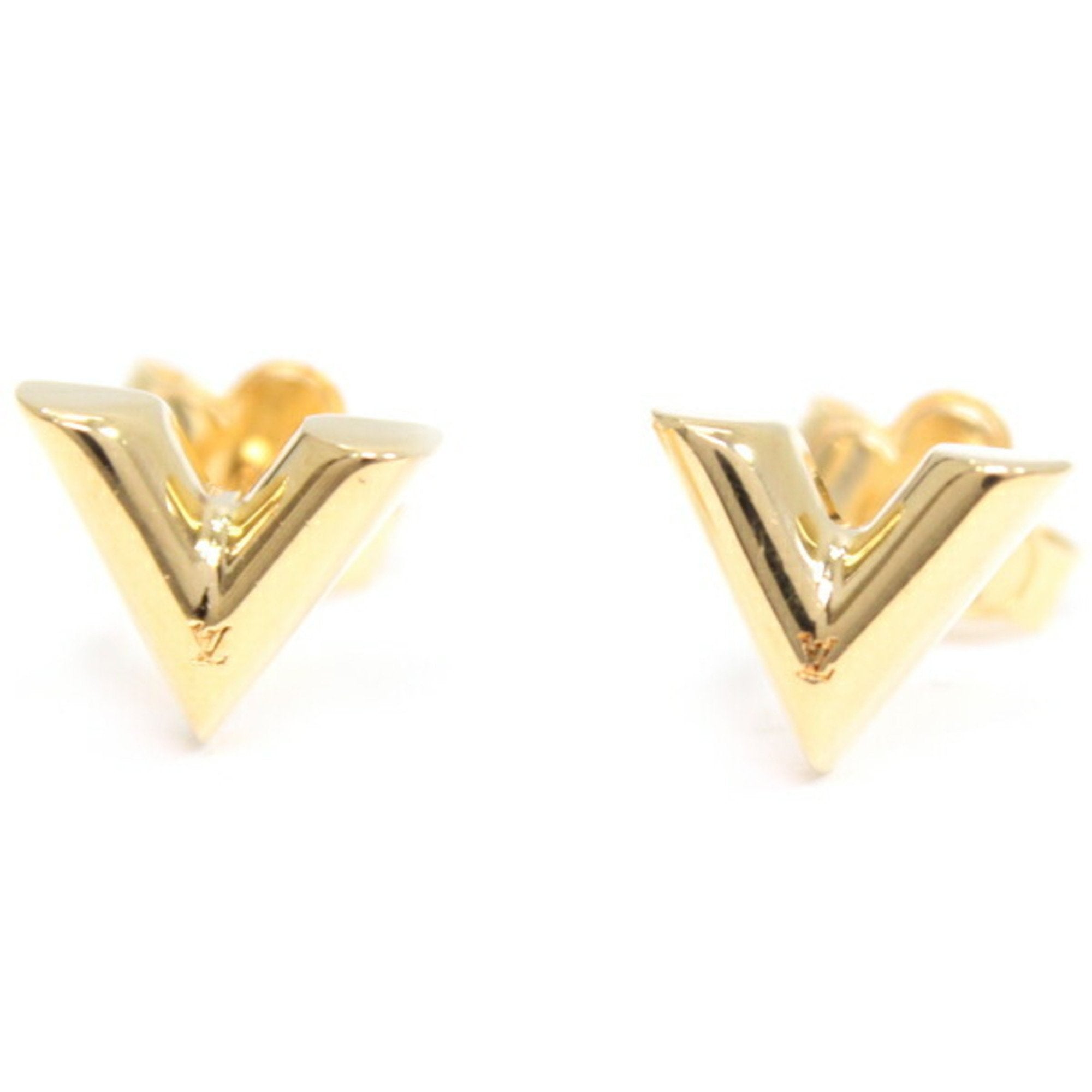 Essential V Earrings Gold Gold-Tone Metal