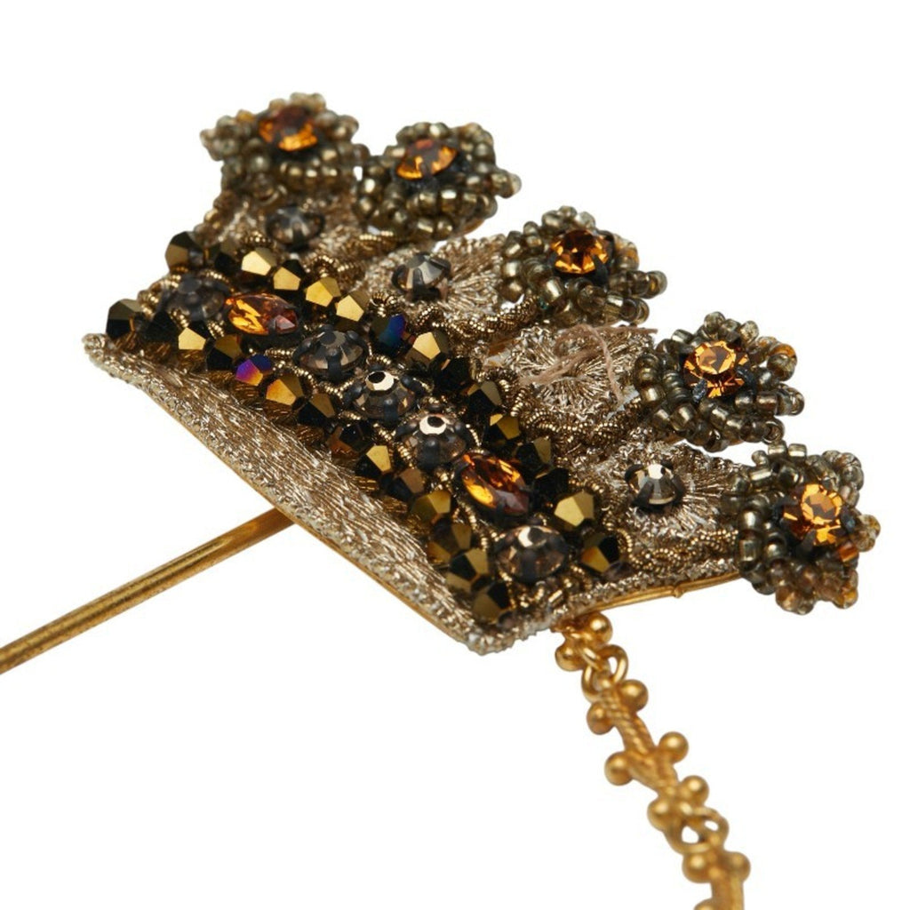 Brooch Gold-Tone Metal