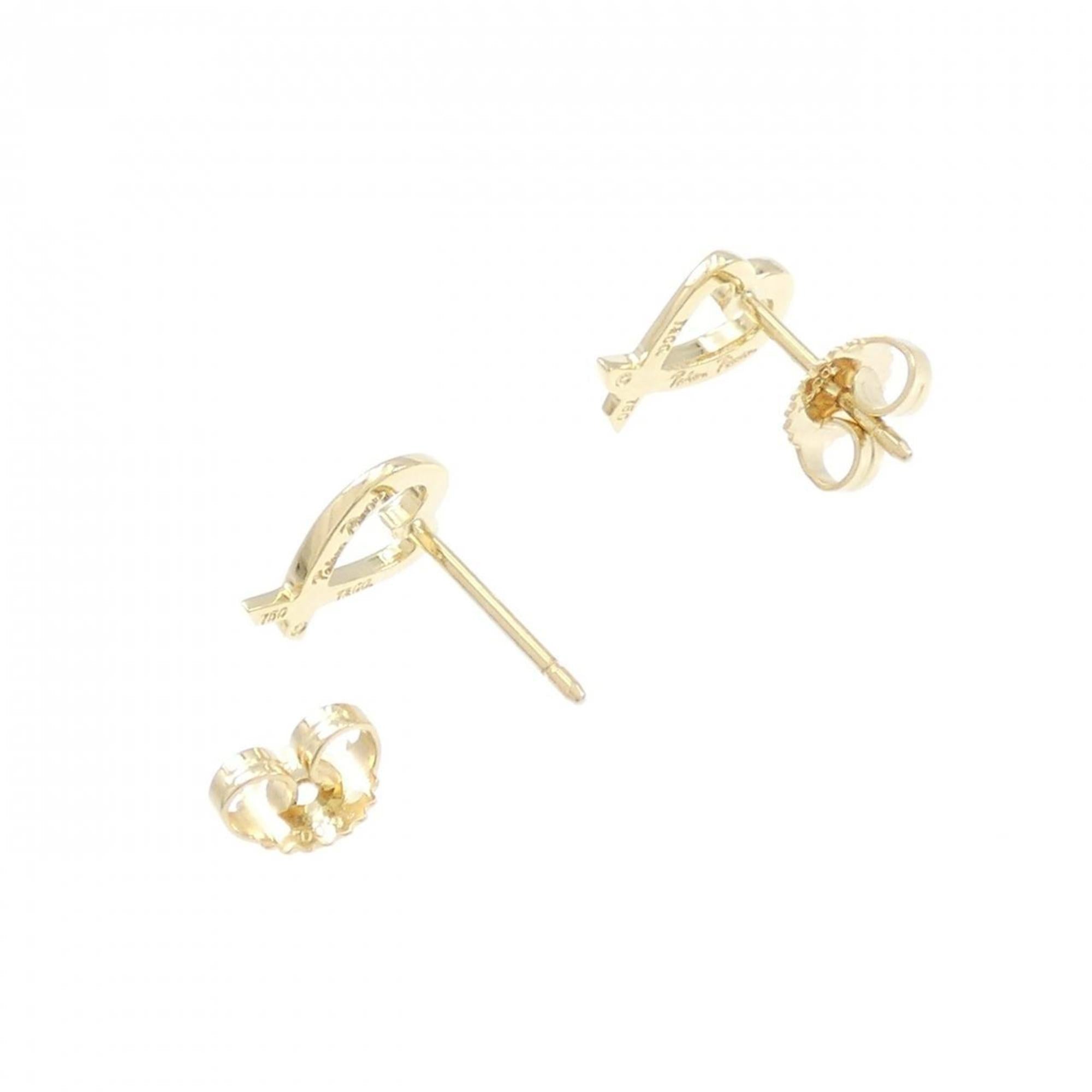 Loving Heart Earrings 18K Yellow Gold 18K Yellow Gold