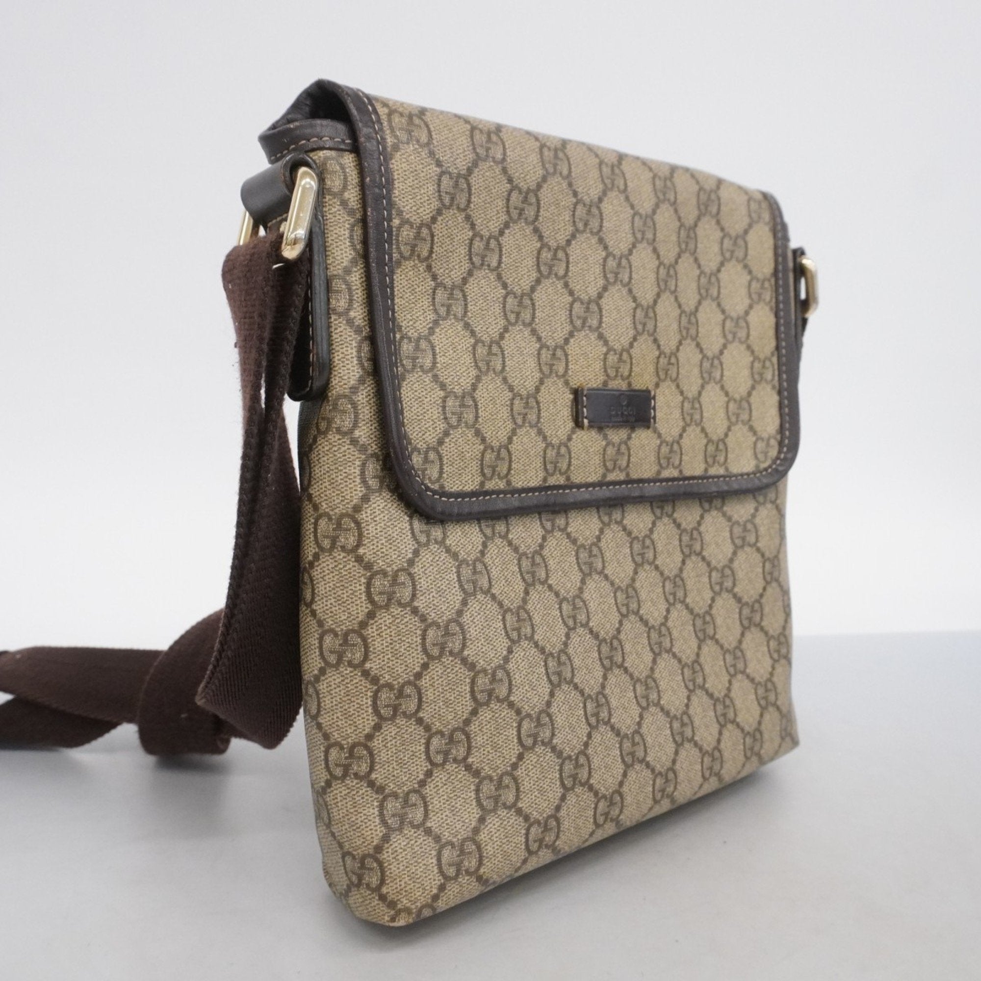 Flap Messenger GG Coated Canvas Small