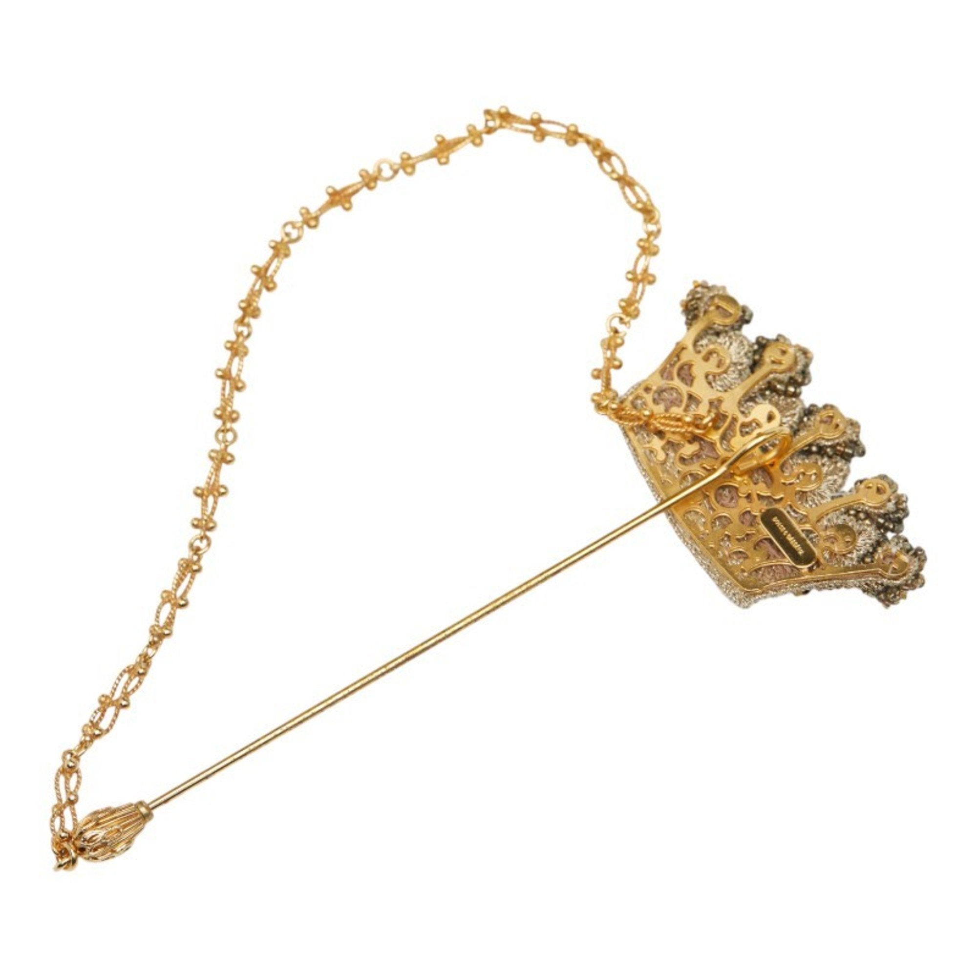 Brooch Gold-Tone Metal