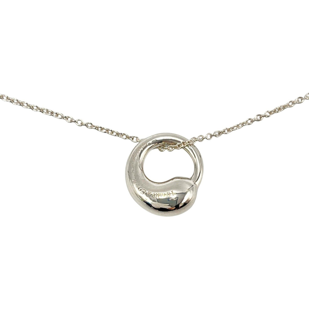 Eternal Circle Pendant Necklace Sterling Silver